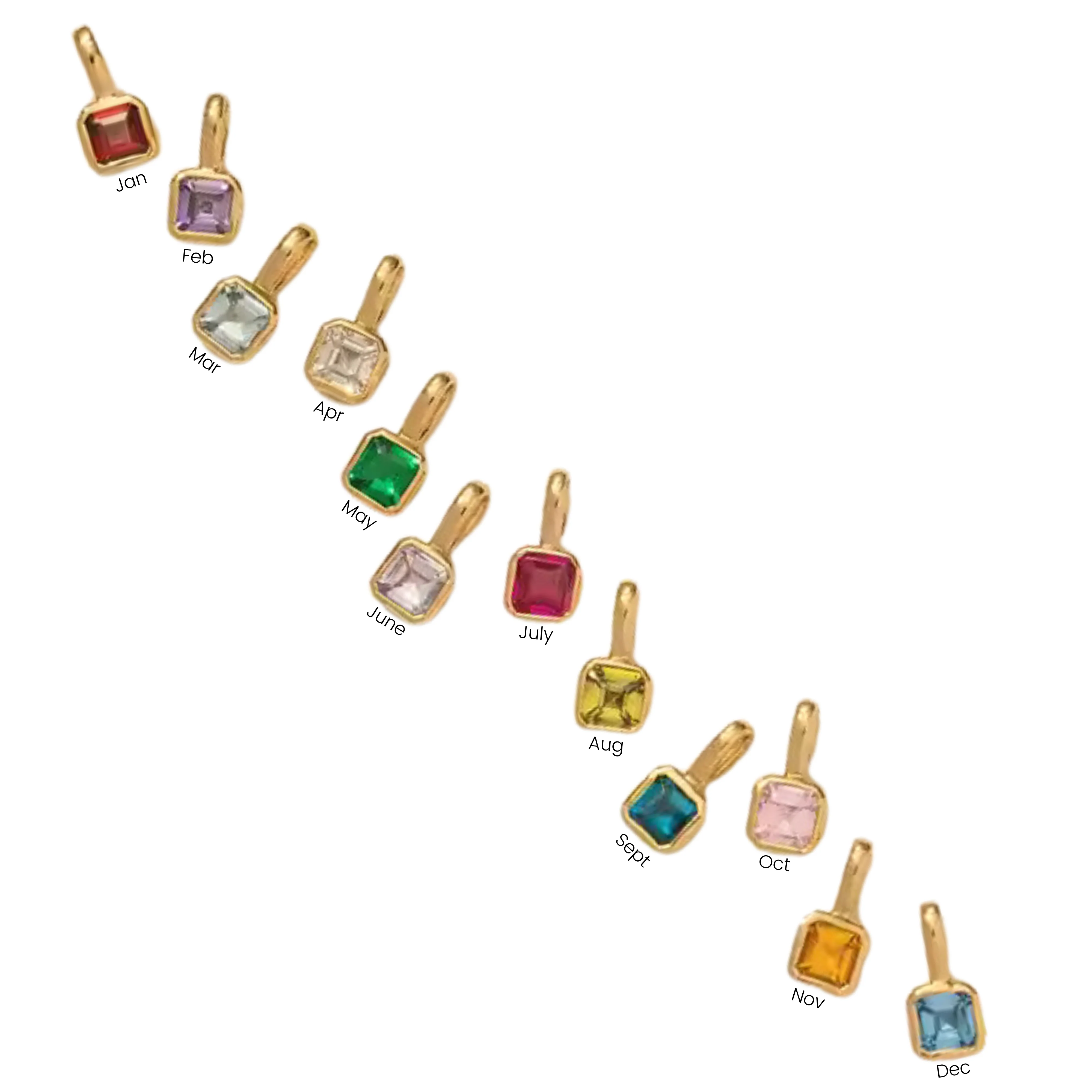 Birthstone Charm (Prong Setting) - Image 3
