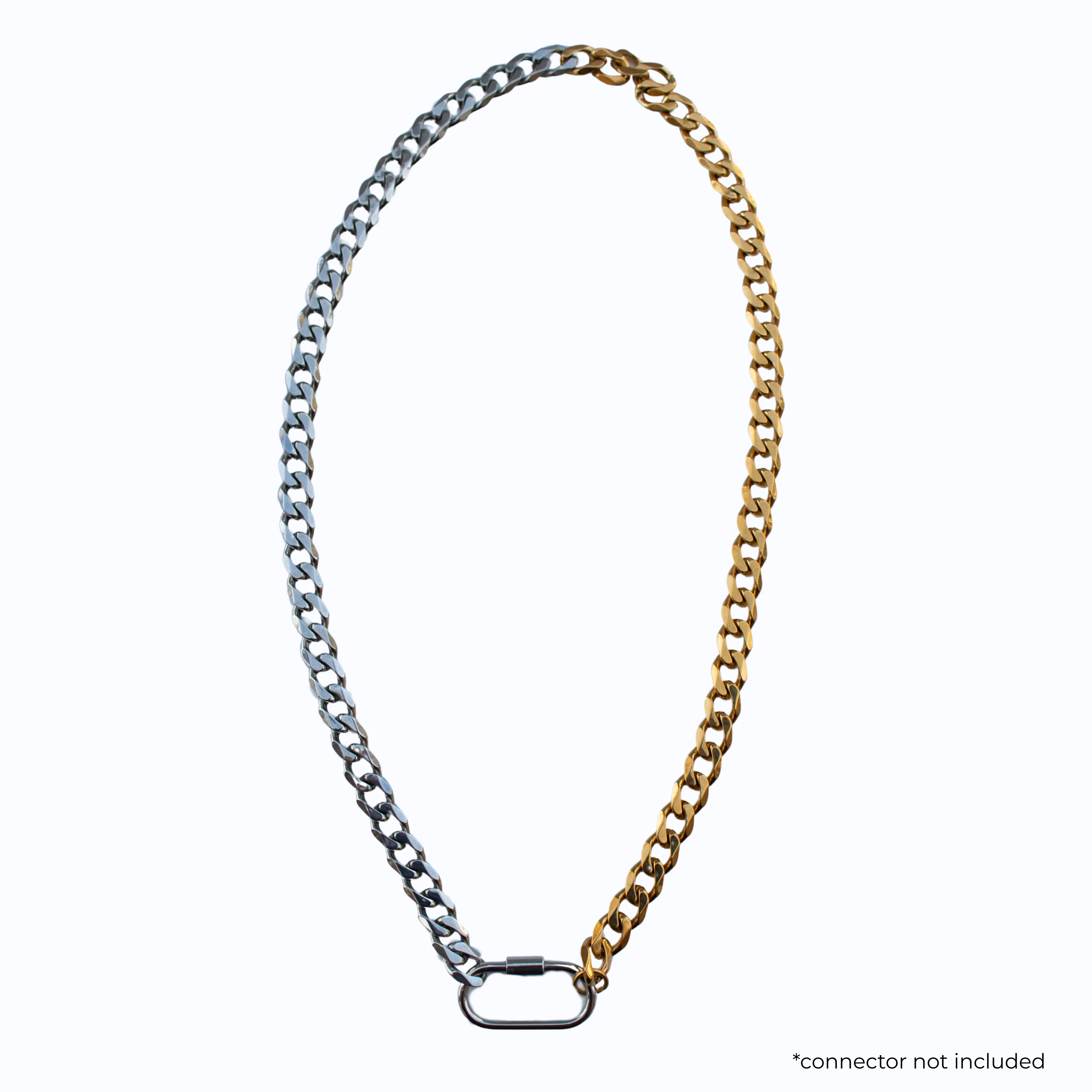 Dual Tone Curb Link Chain - LaurellaDeville x Babe Co. - Image 4