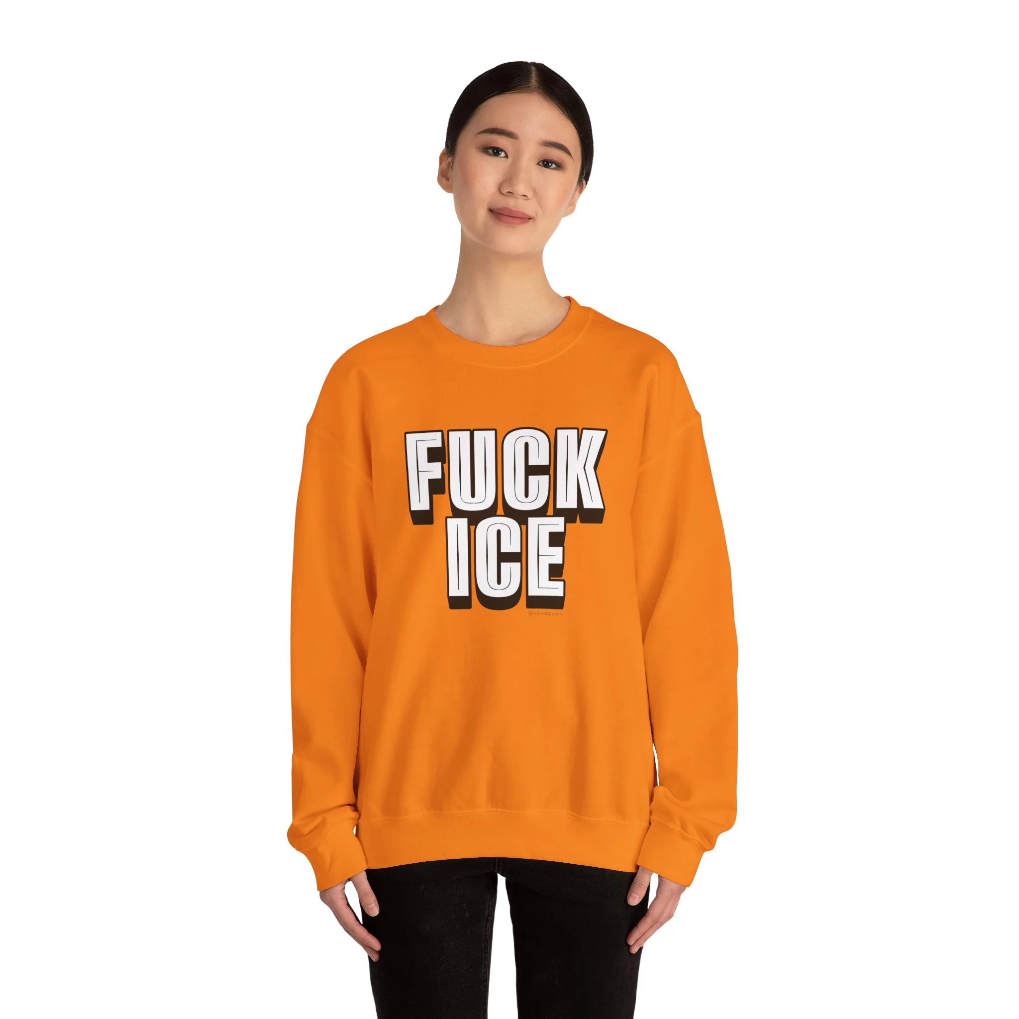 Fuck ICE - Unisex Crewneck Sweatshirt - Image 21