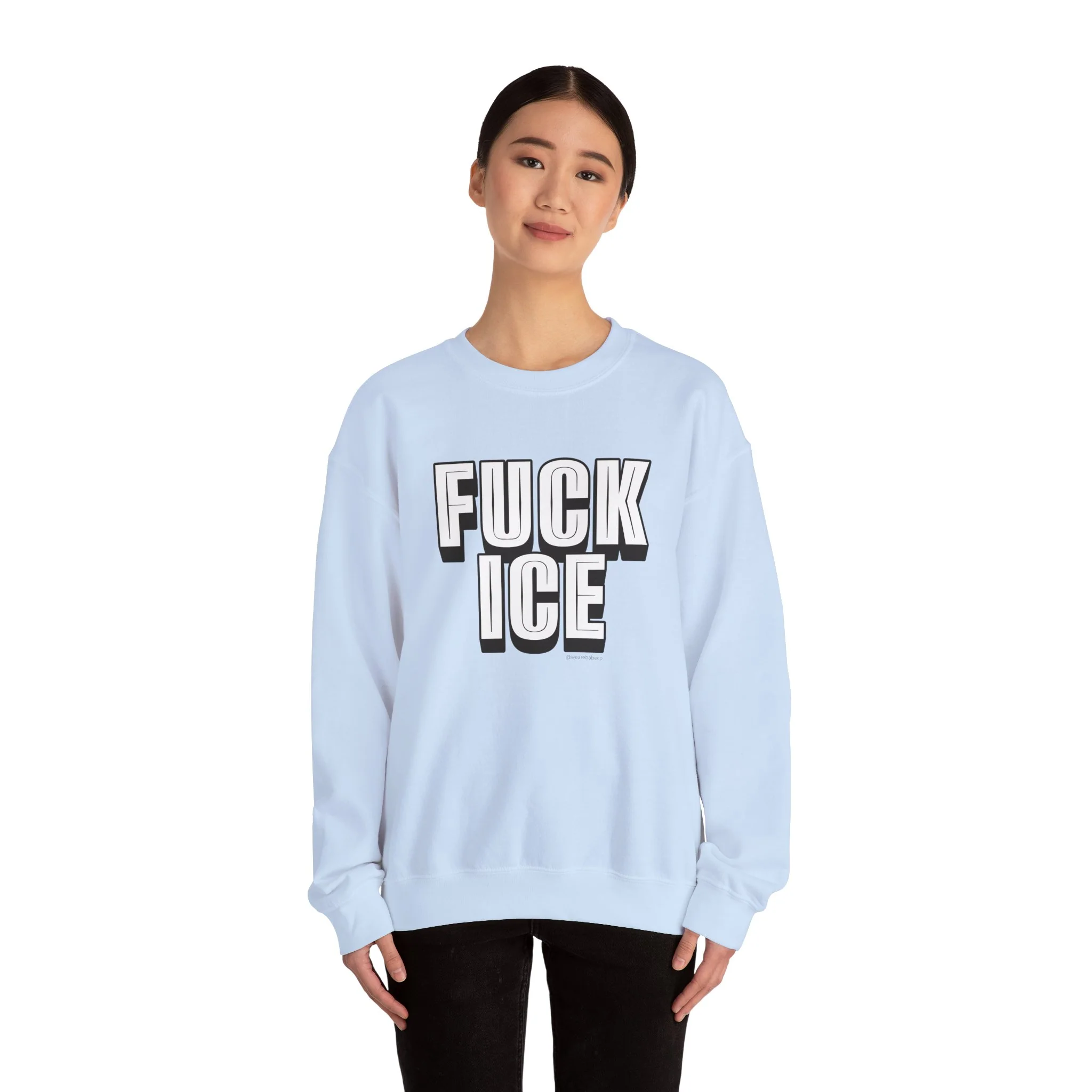 Fuck ICE - Unisex Crewneck Sweatshirt - Image 27