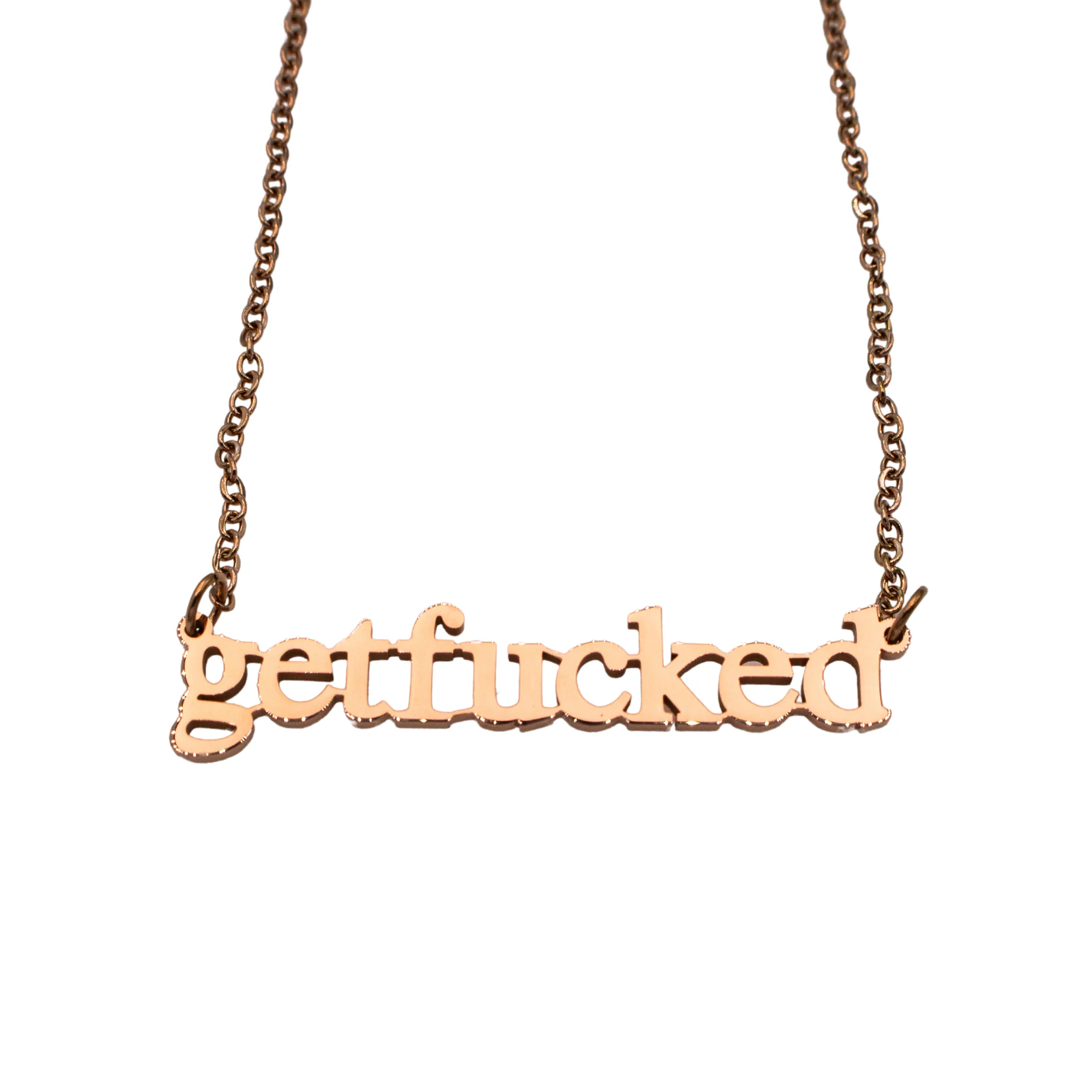 Get Fucked Cutout Necklace - Image 3