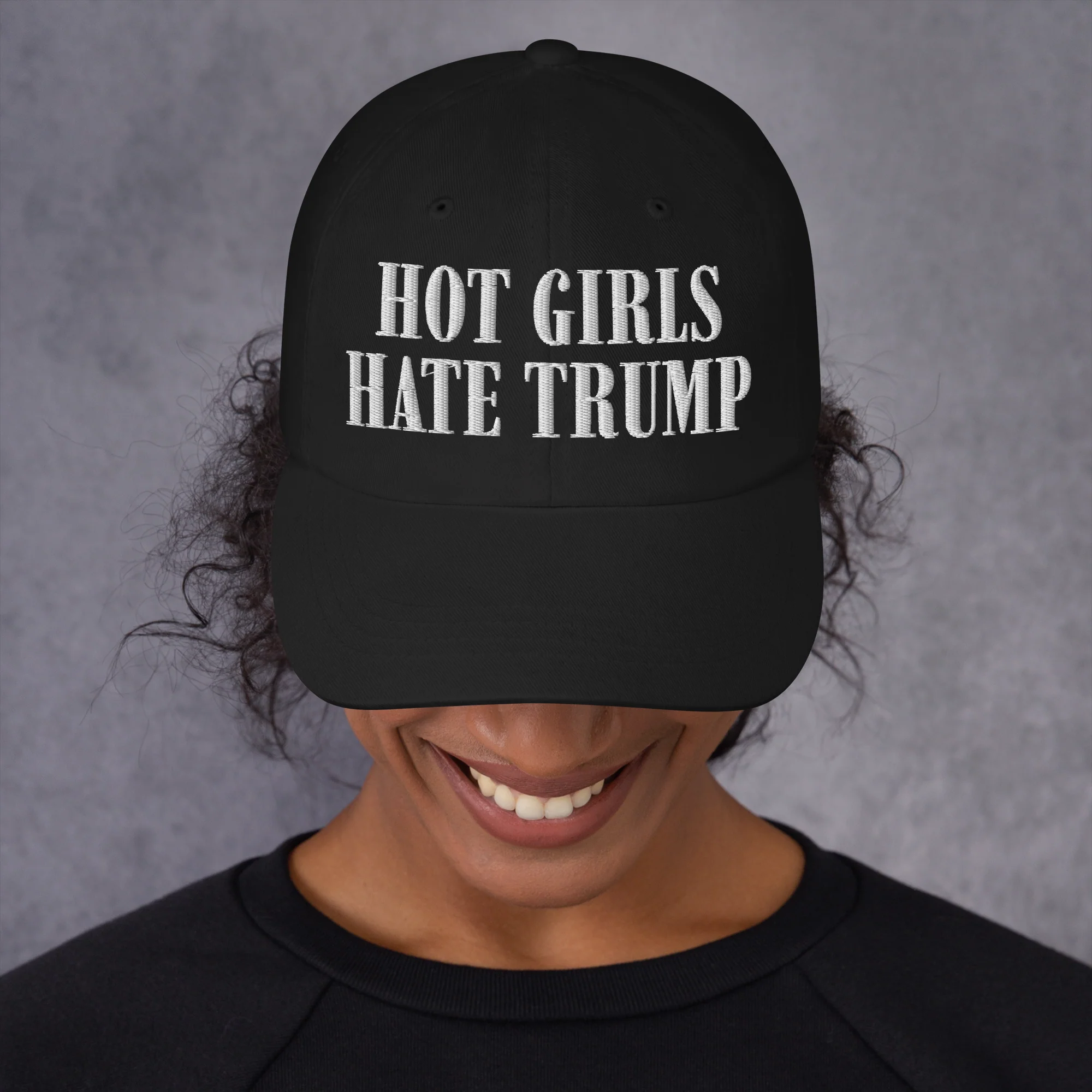 Hot Girls Hate Trump - Dad hat - Image 12