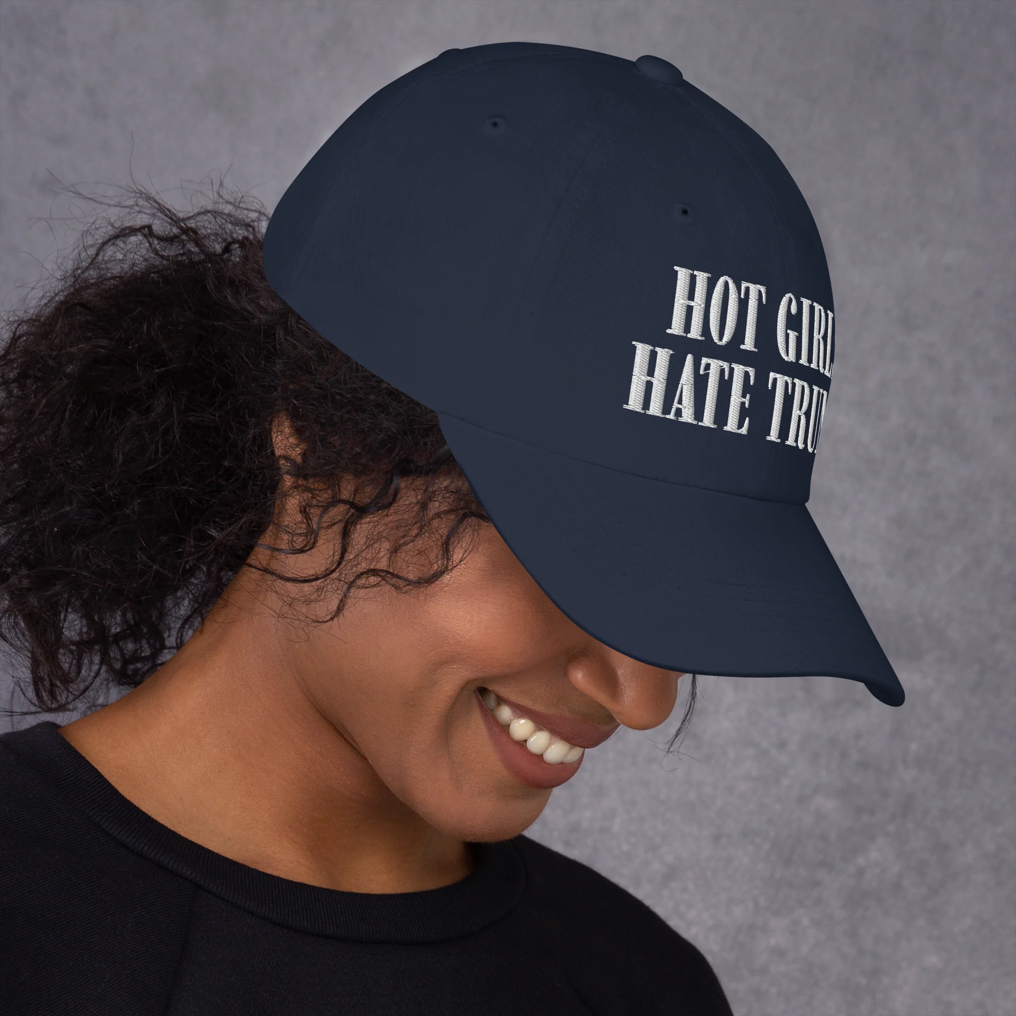 Hot Girls Hate Trump - Dad hat - Image 13