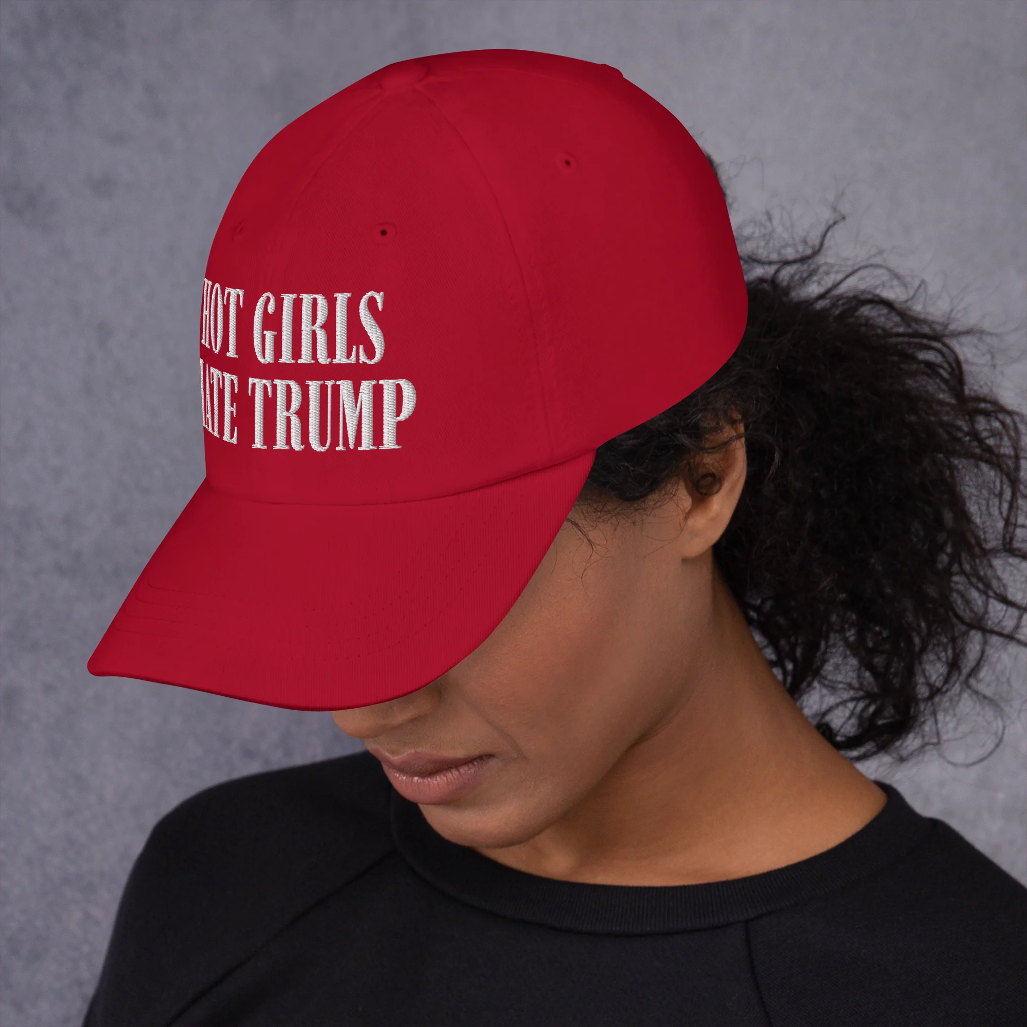 Hot Girls Hate Trump - Dad hat - Image 14