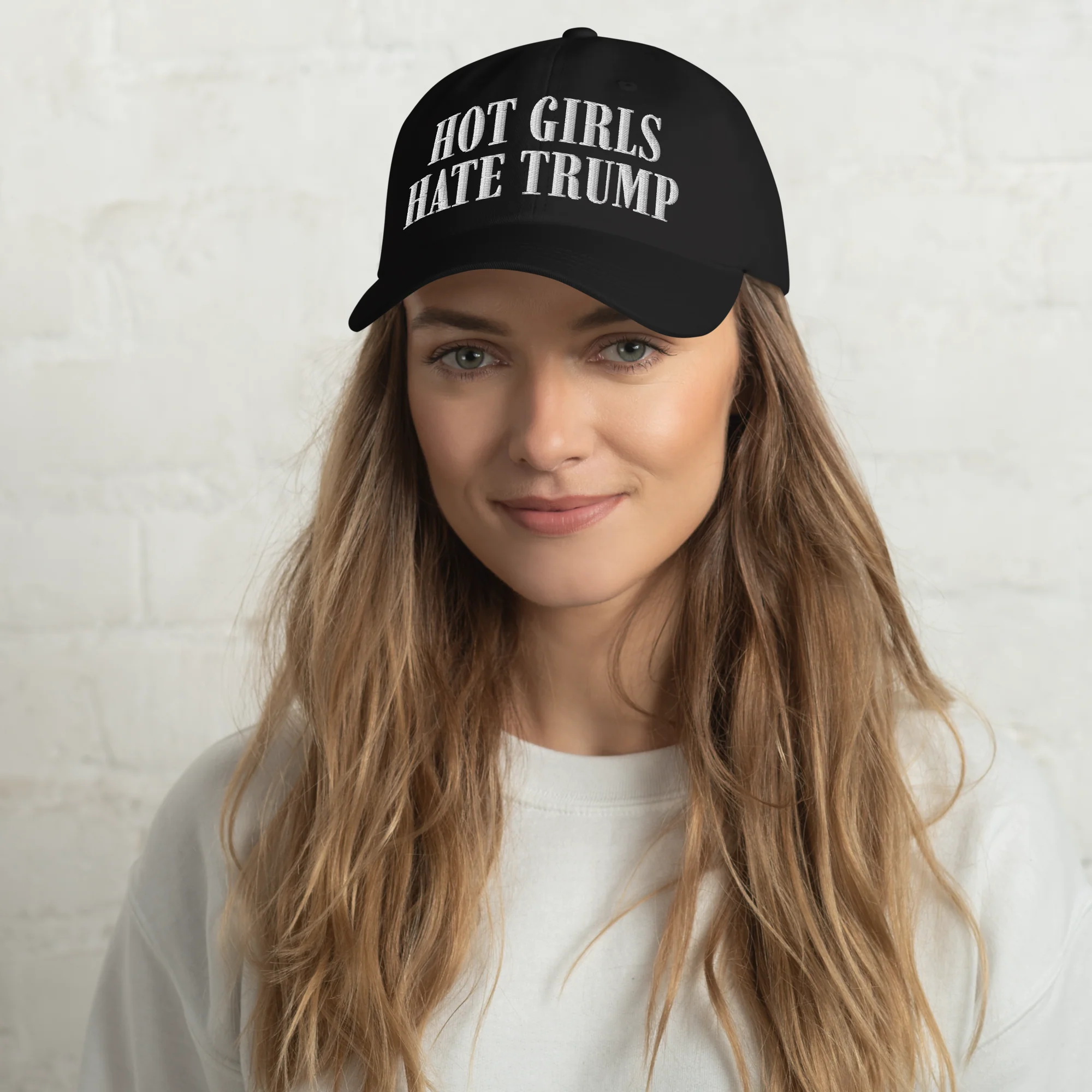 Hot Girls Hate Trump - Dad hat - Image 4