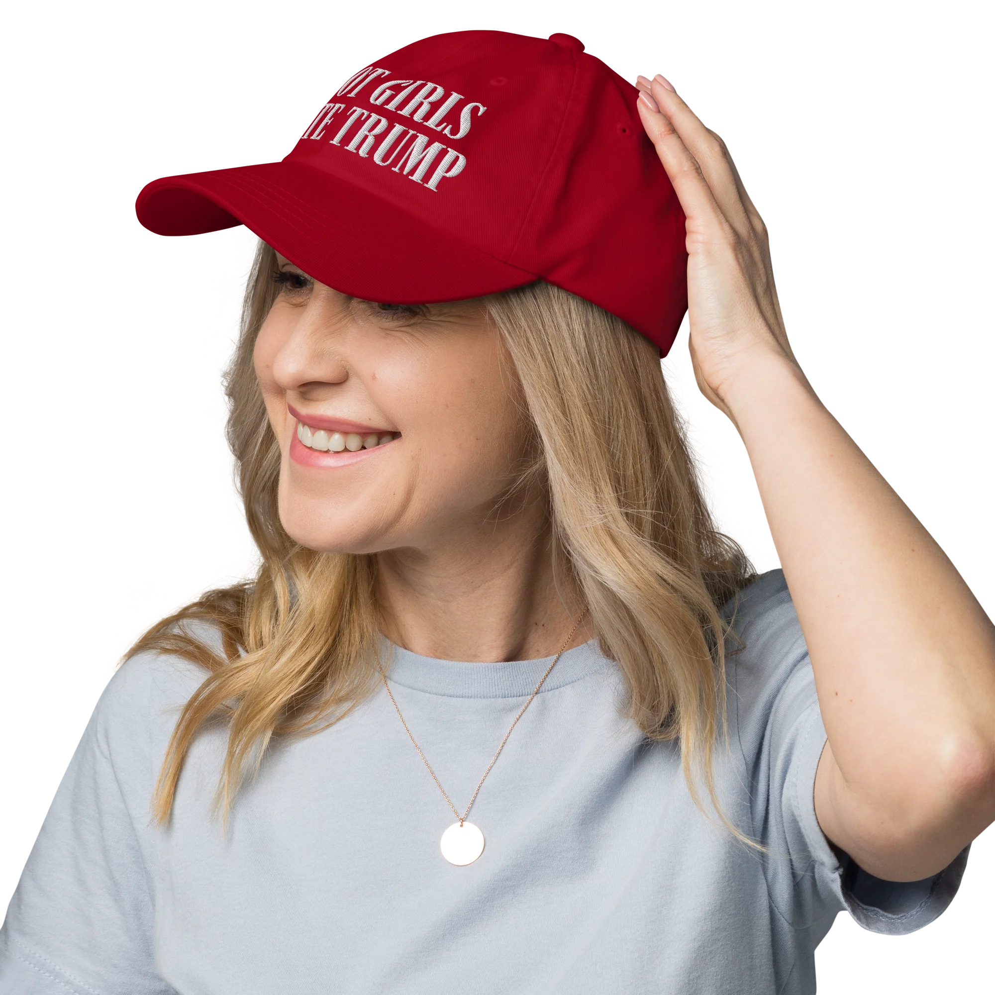 Hot Girls Hate Trump - Dad hat - Image 6