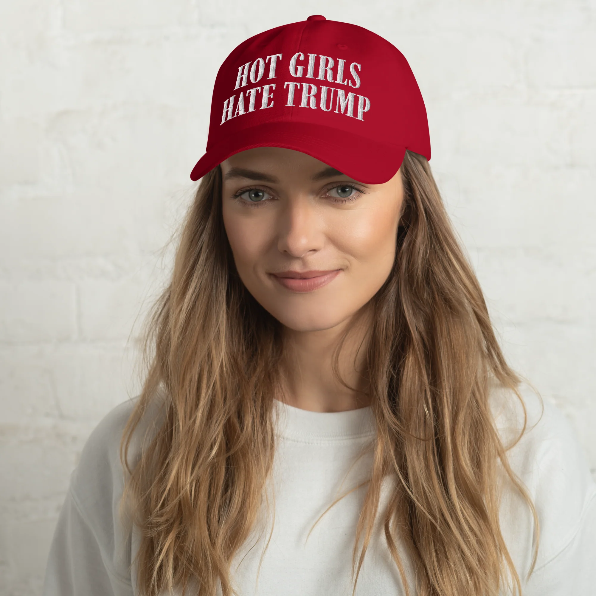 Hot Girls Hate Trump - Dad hat - Image 7
