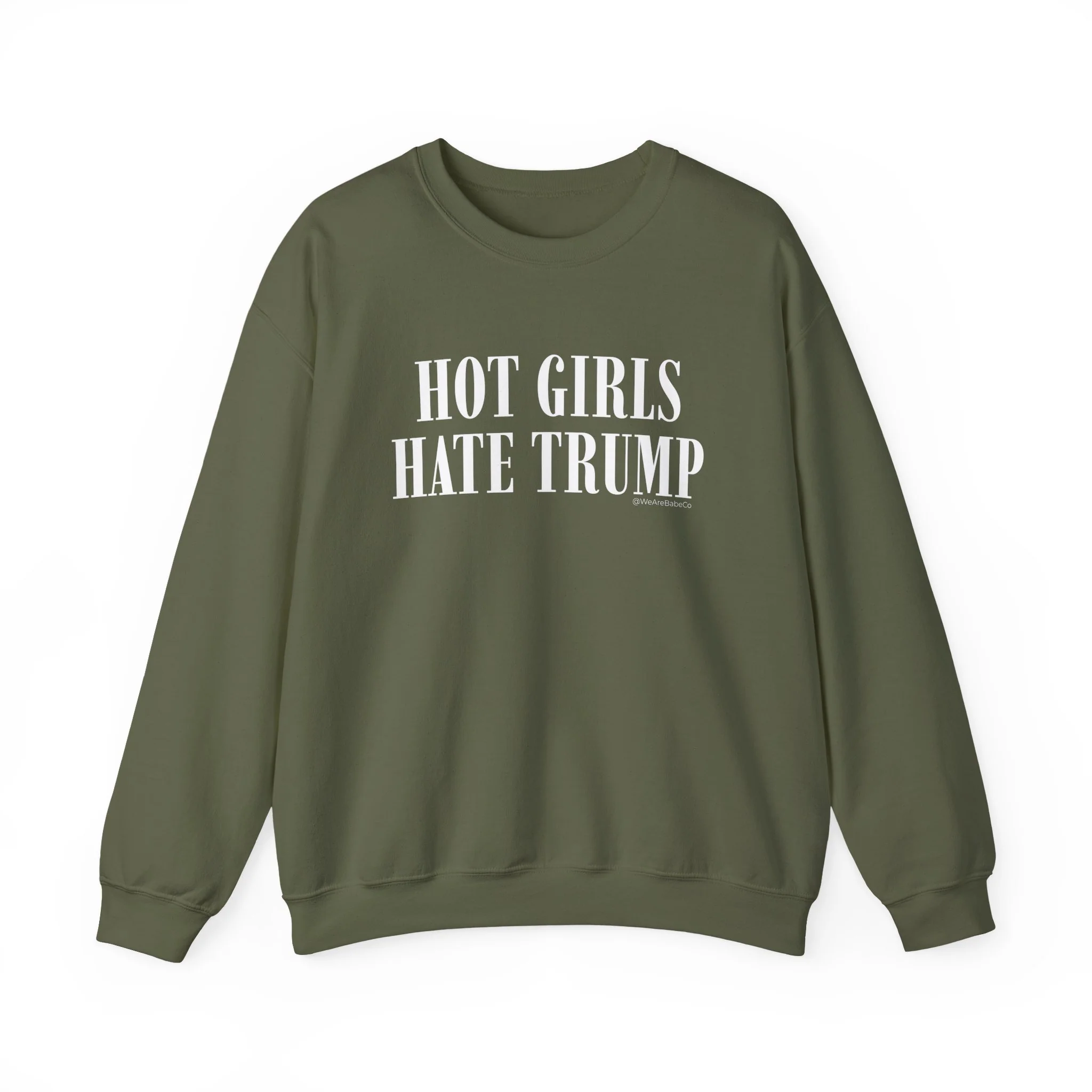 Hot Girls Hate Trump - Unisex Crewneck Sweatshirt - Image 5