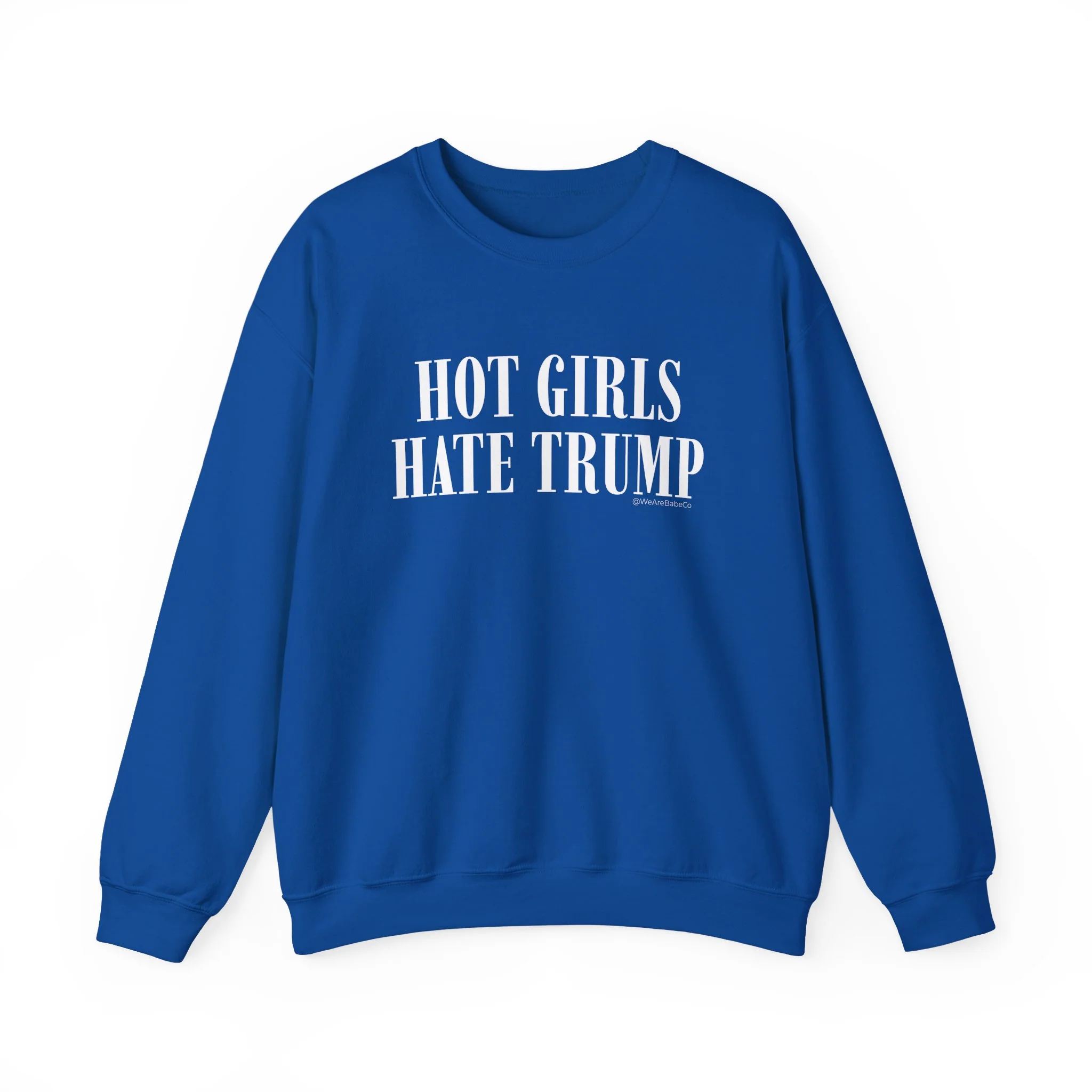 Hot Girls Hate Trump - Unisex Crewneck Sweatshirt - Image 6