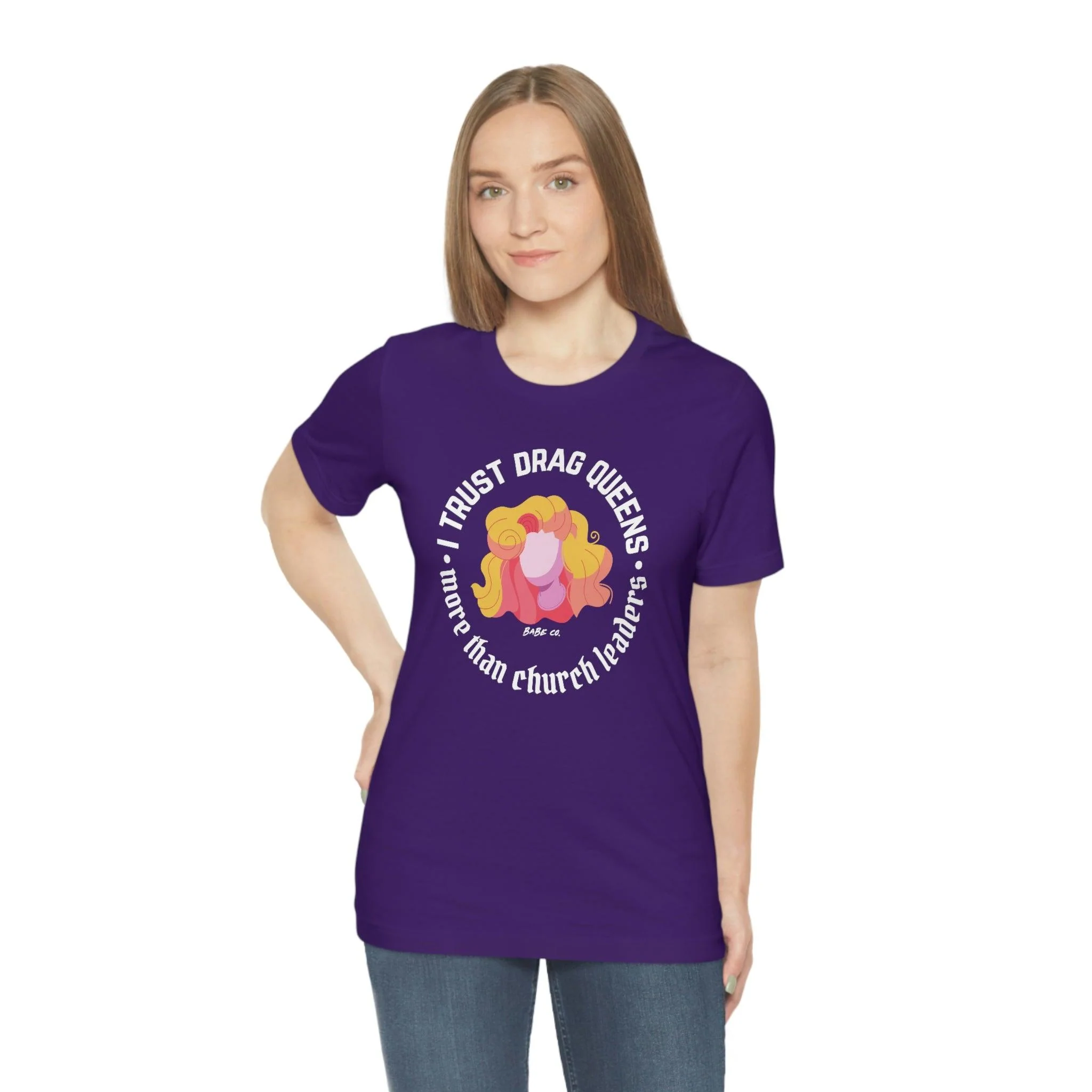 I Trust Drag Queens More Than Church Leaders - Unisex Tee - Image 4