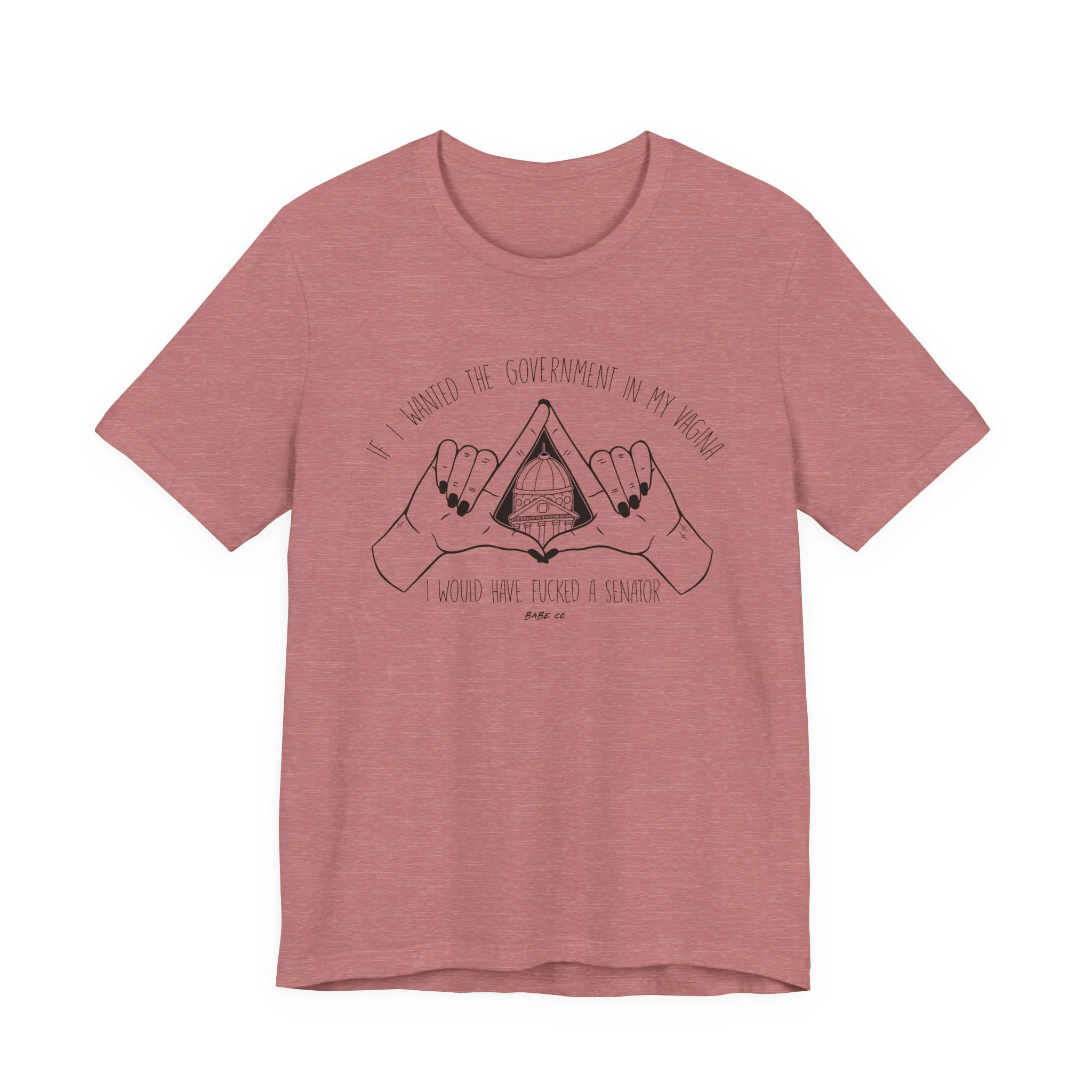 If I Wanted the Government in my Vagina I Would Have Fucked a Senator - Unisex Tee - Image 22
