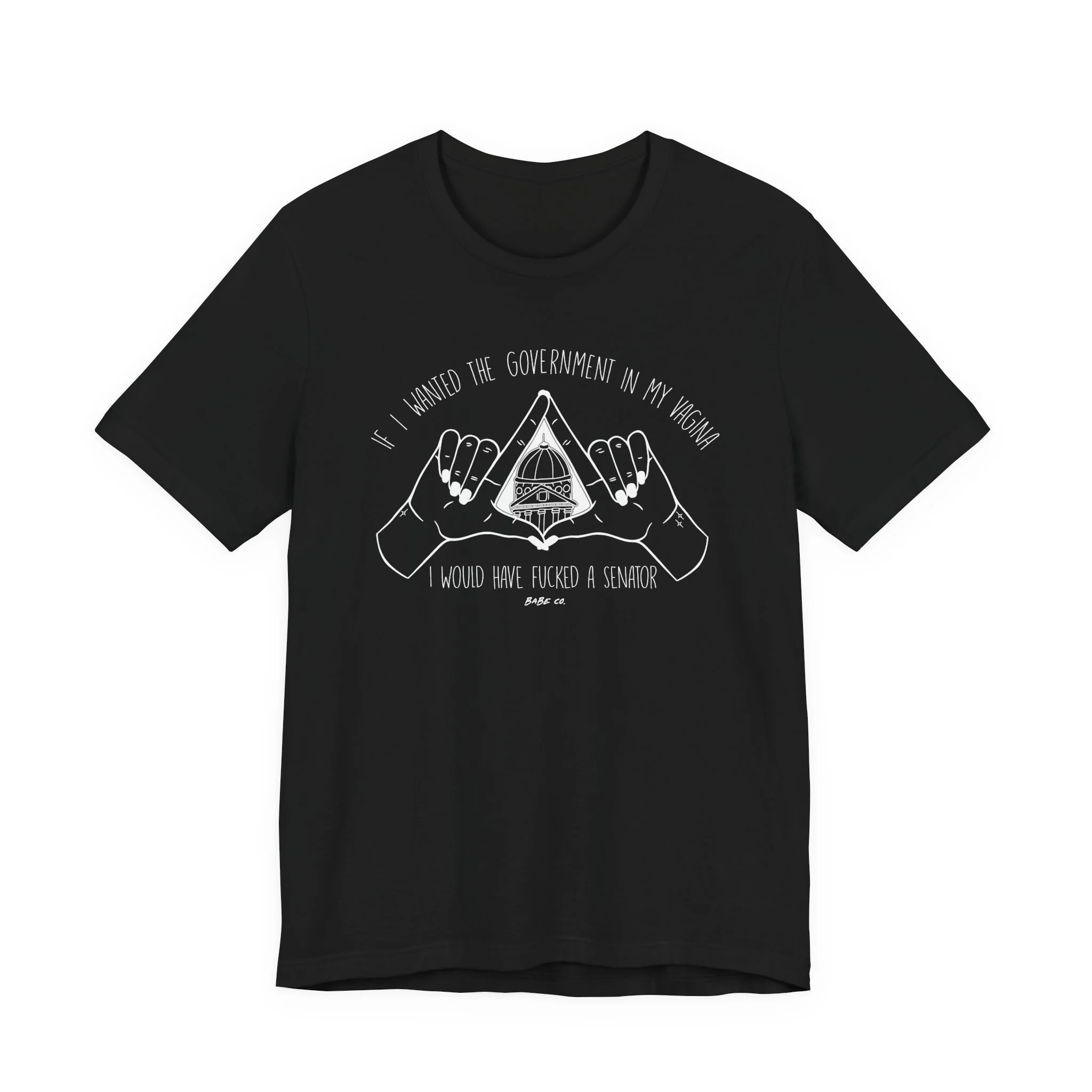 If I Wanted the Government in my Vagina I Would Have Fucked a Senator - Unisex Tee - Image 25