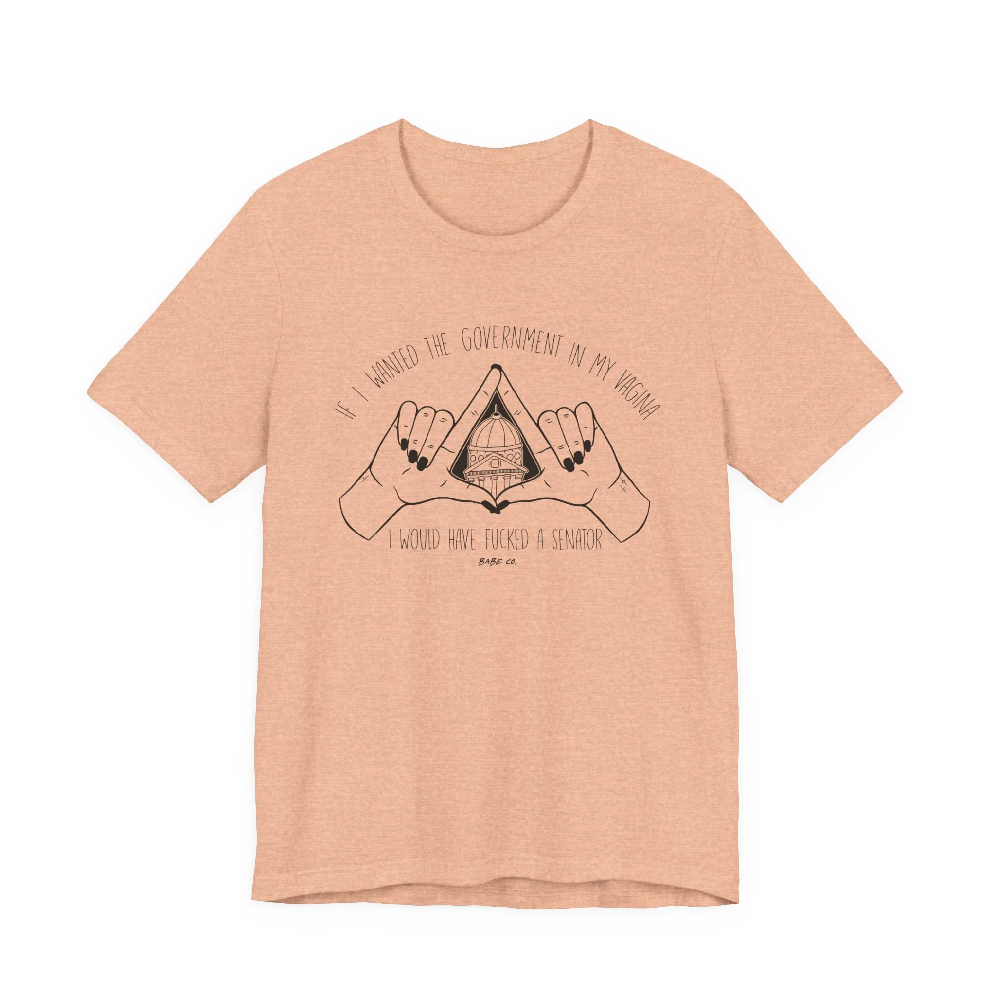 If I Wanted the Government in my Vagina I Would Have Fucked a Senator - Unisex Tee - Image 28