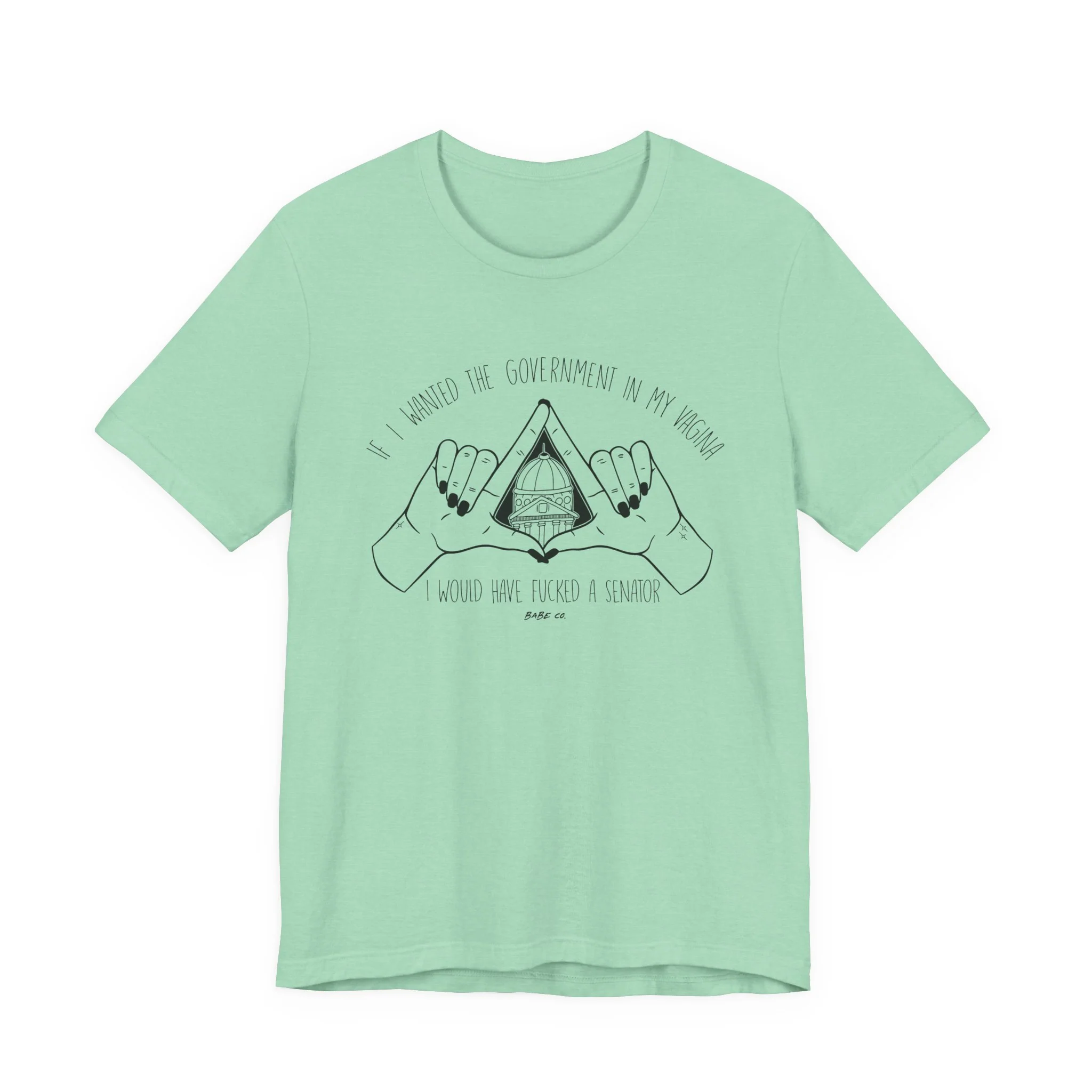 If I Wanted the Government in my Vagina I Would Have Fucked a Senator - Unisex Tee - Image 37