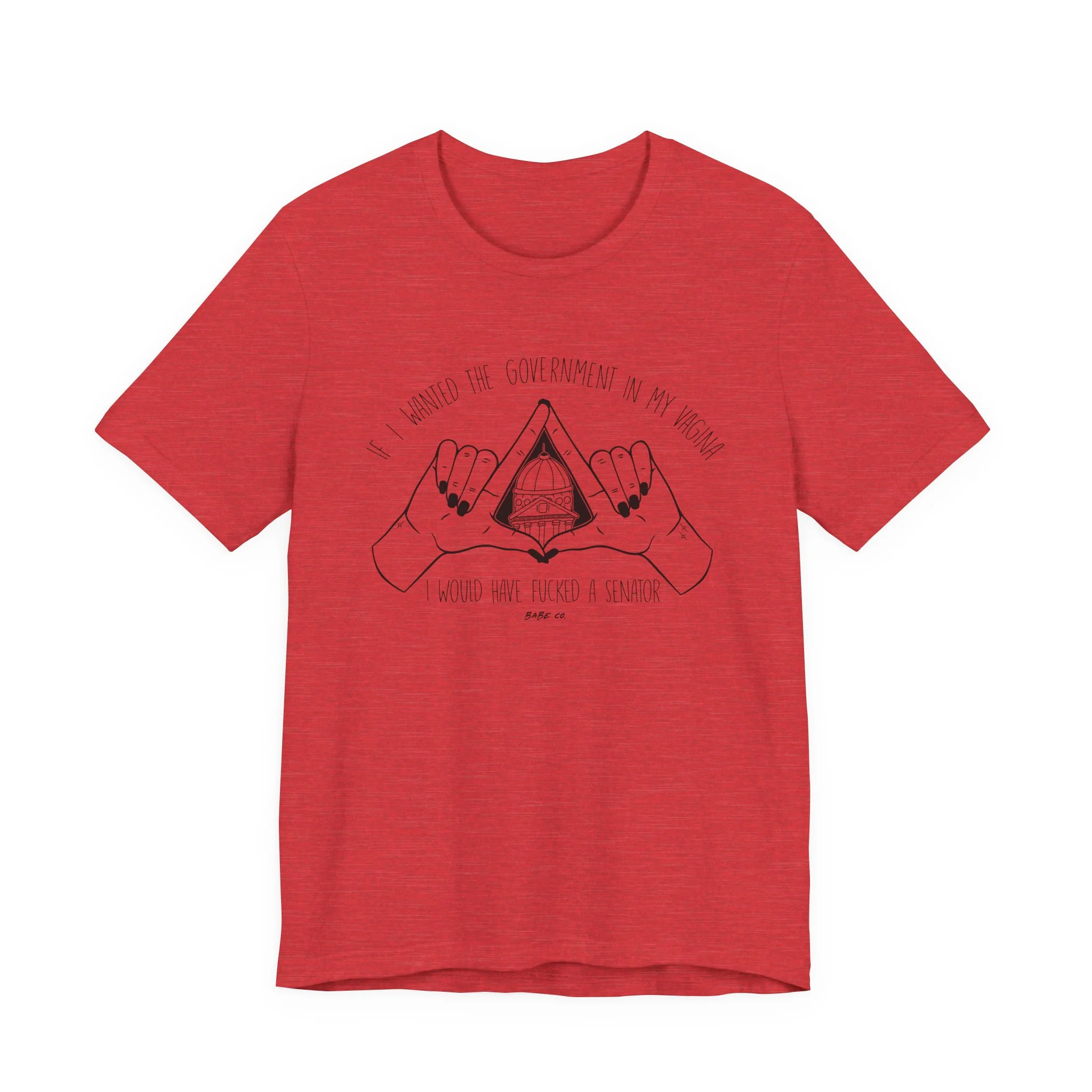 If I Wanted the Government in my Vagina I Would Have Fucked a Senator - Unisex Tee - Image 55