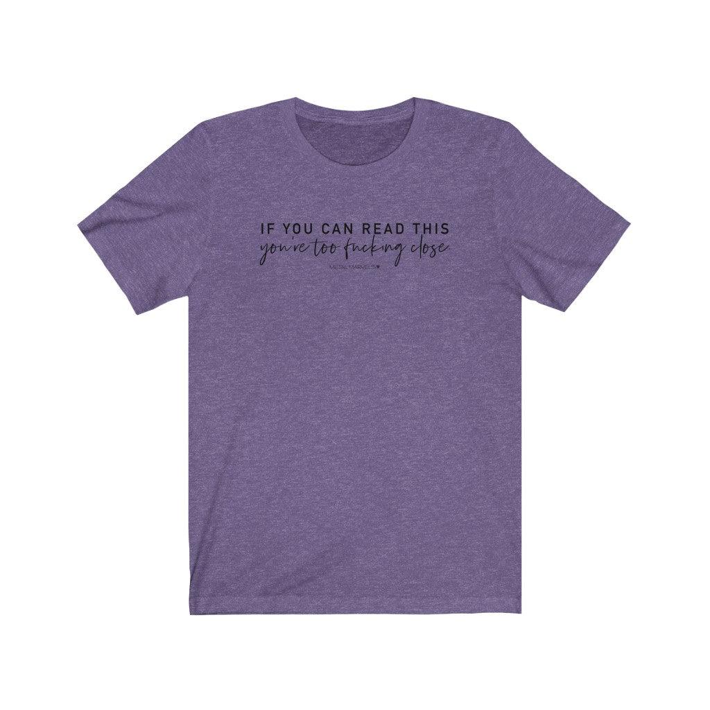 If You Can Read This - Unisex Tee - Image 13