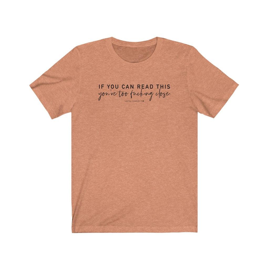 If You Can Read This - Unisex Tee - Image 7