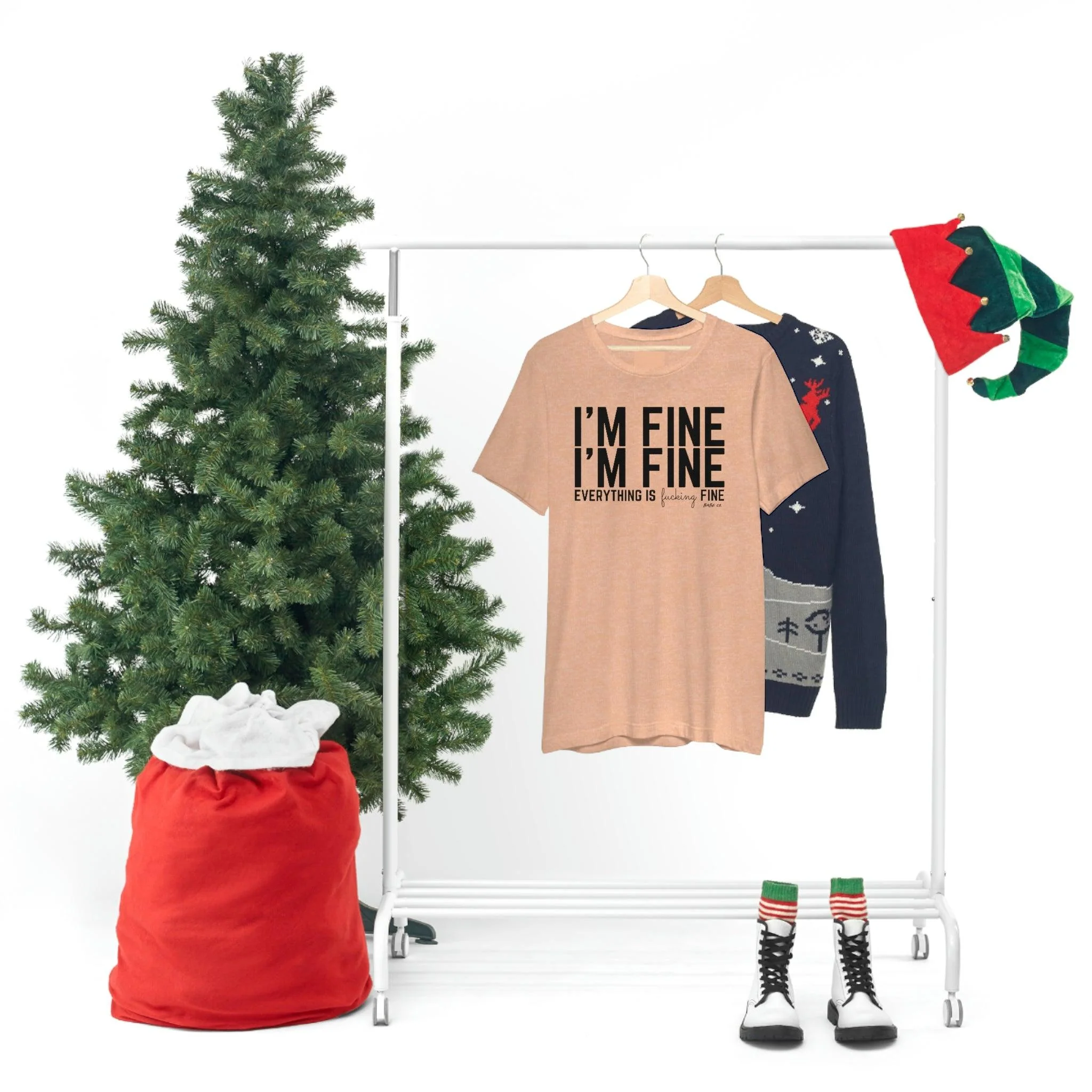 I'm Fine - Unisex Tee - Image 44