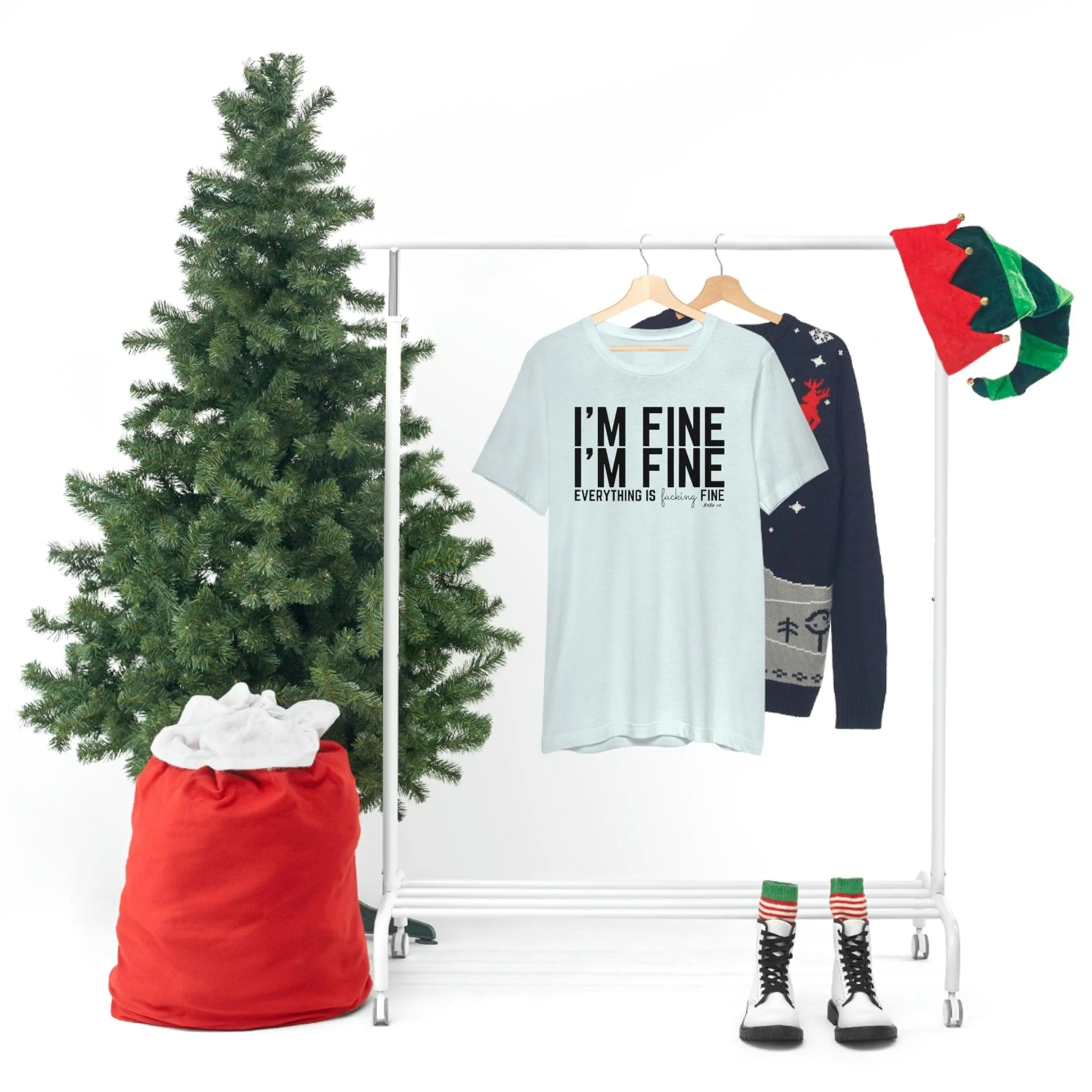 I'm Fine - Unisex Tee - Image 71