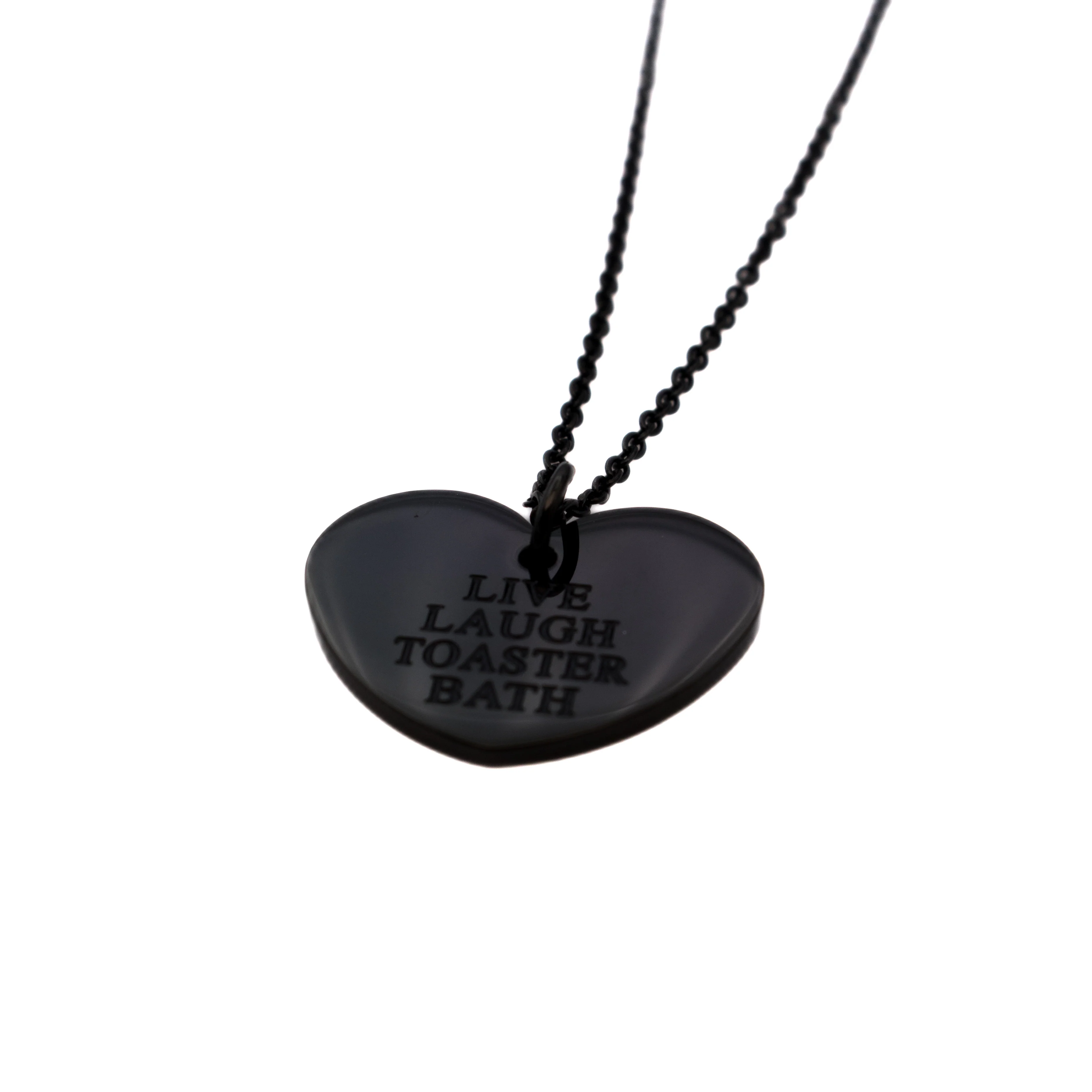 Live Laugh Toaster Bath Necklace - Image 4