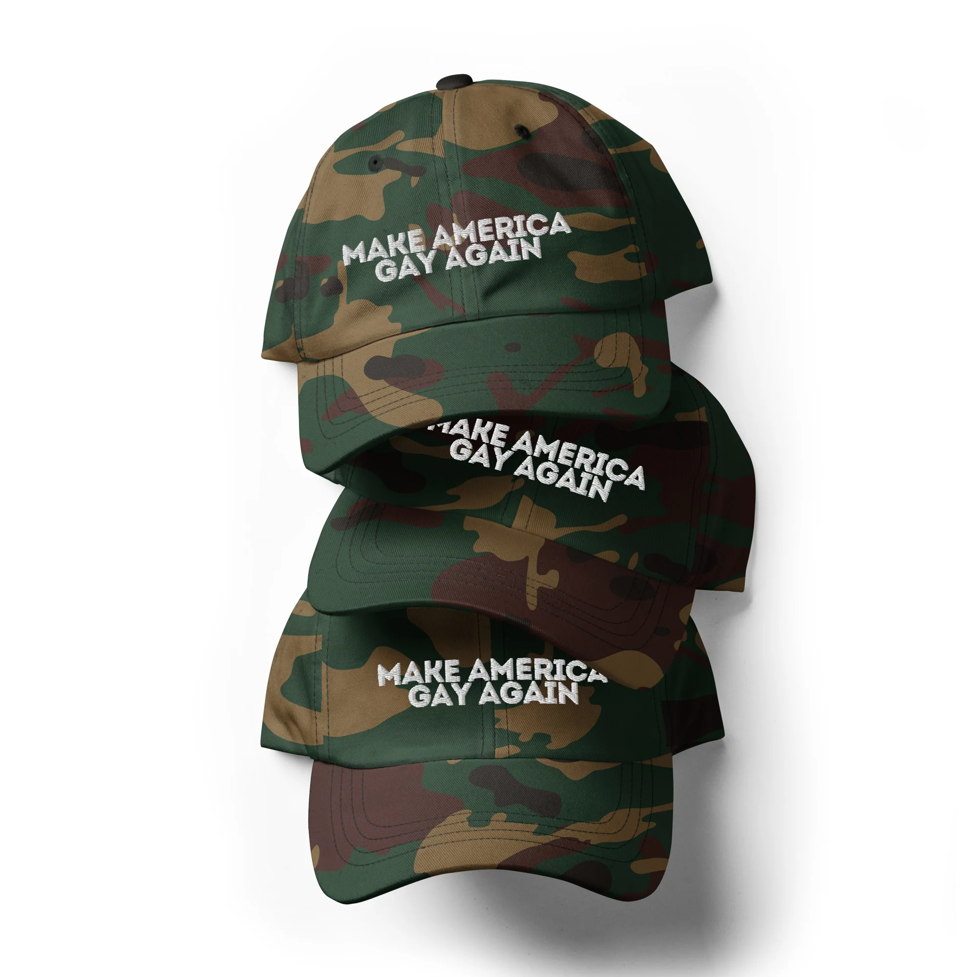 Make America Gay Again Dad hat - Image 3