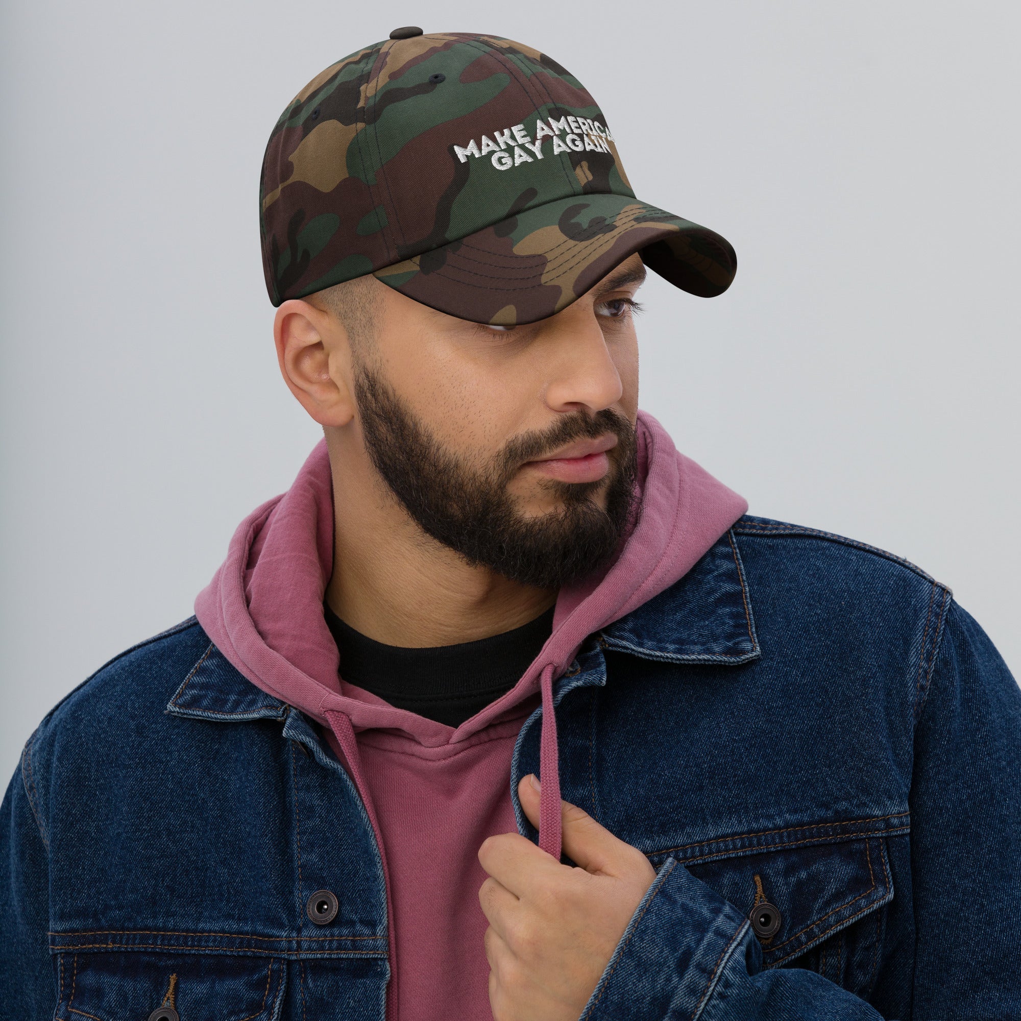 Make America Gay Again Dad hat - Image 4