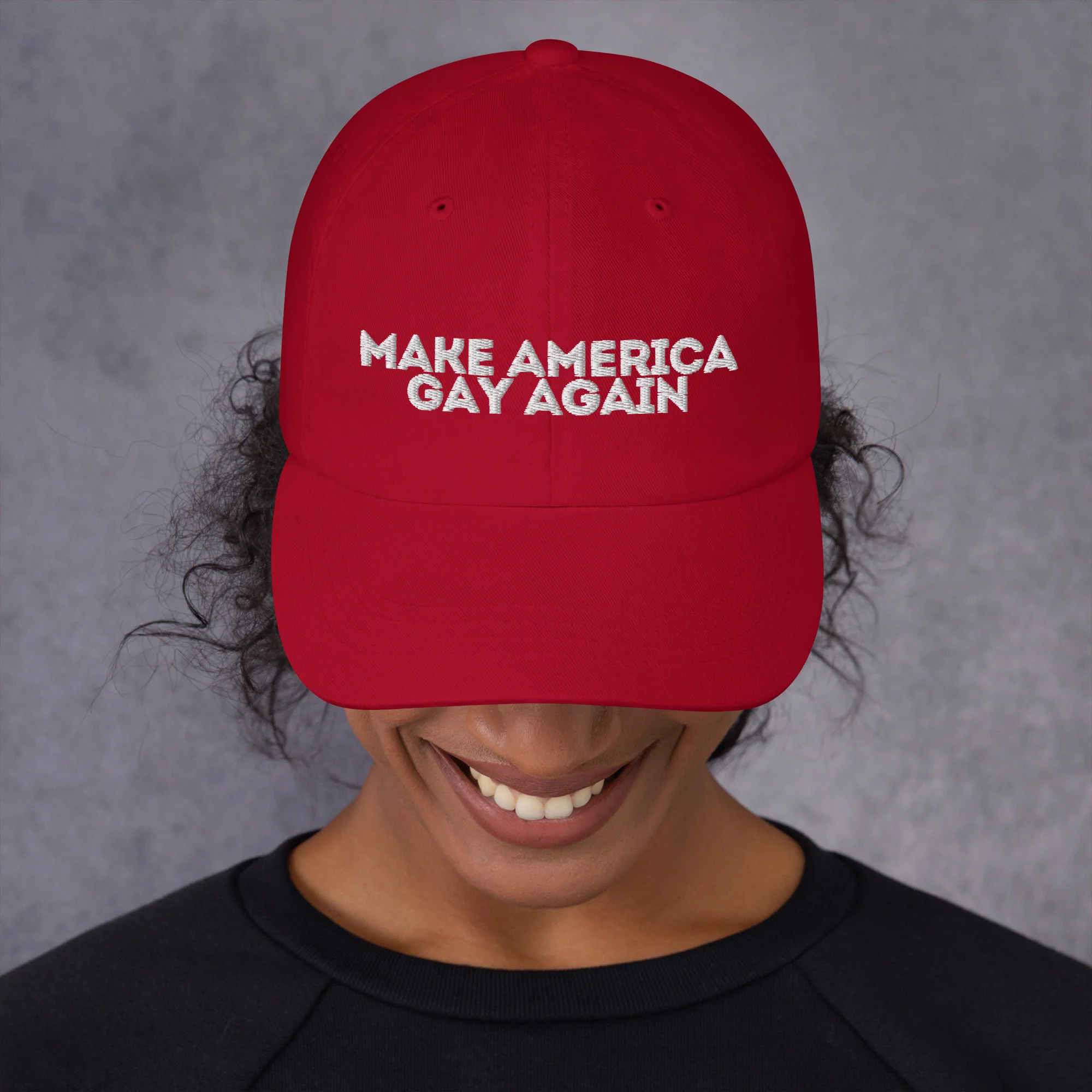 Make America Gay Again Dad hat - Image 7