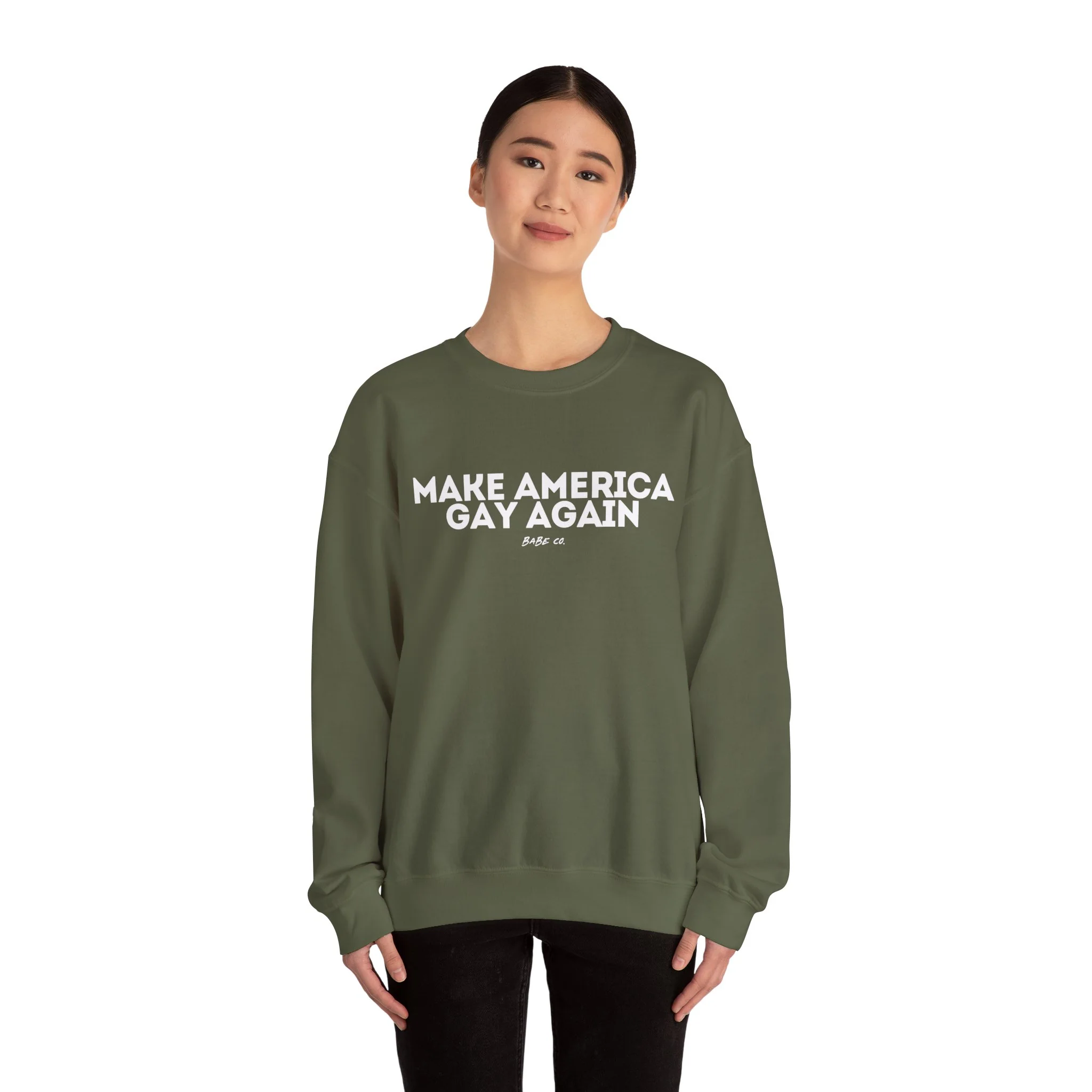 Make America Gay Again - Unisex Crewneck Sweatshirt - Image 11