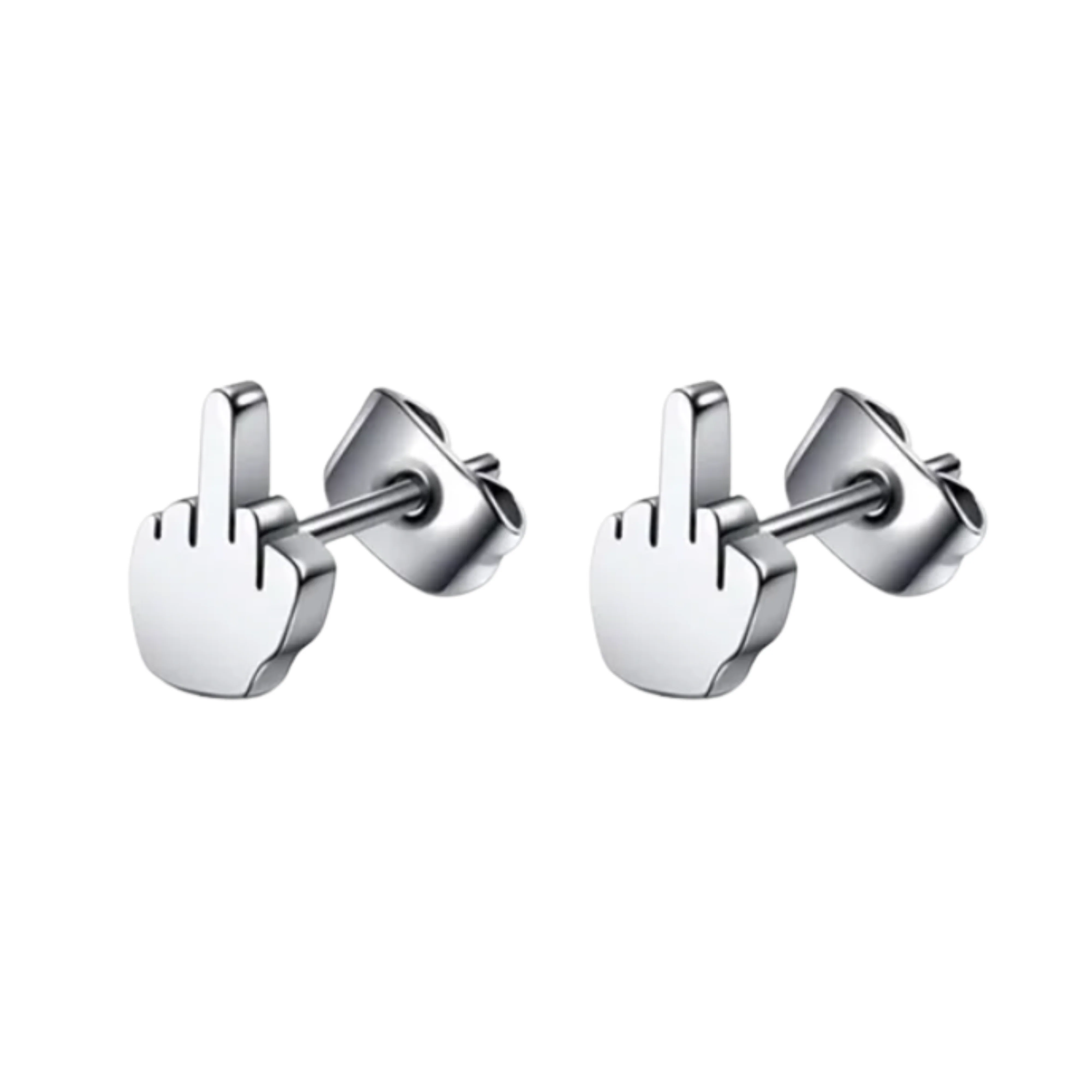 Middle Finger Earring Set - Image 3