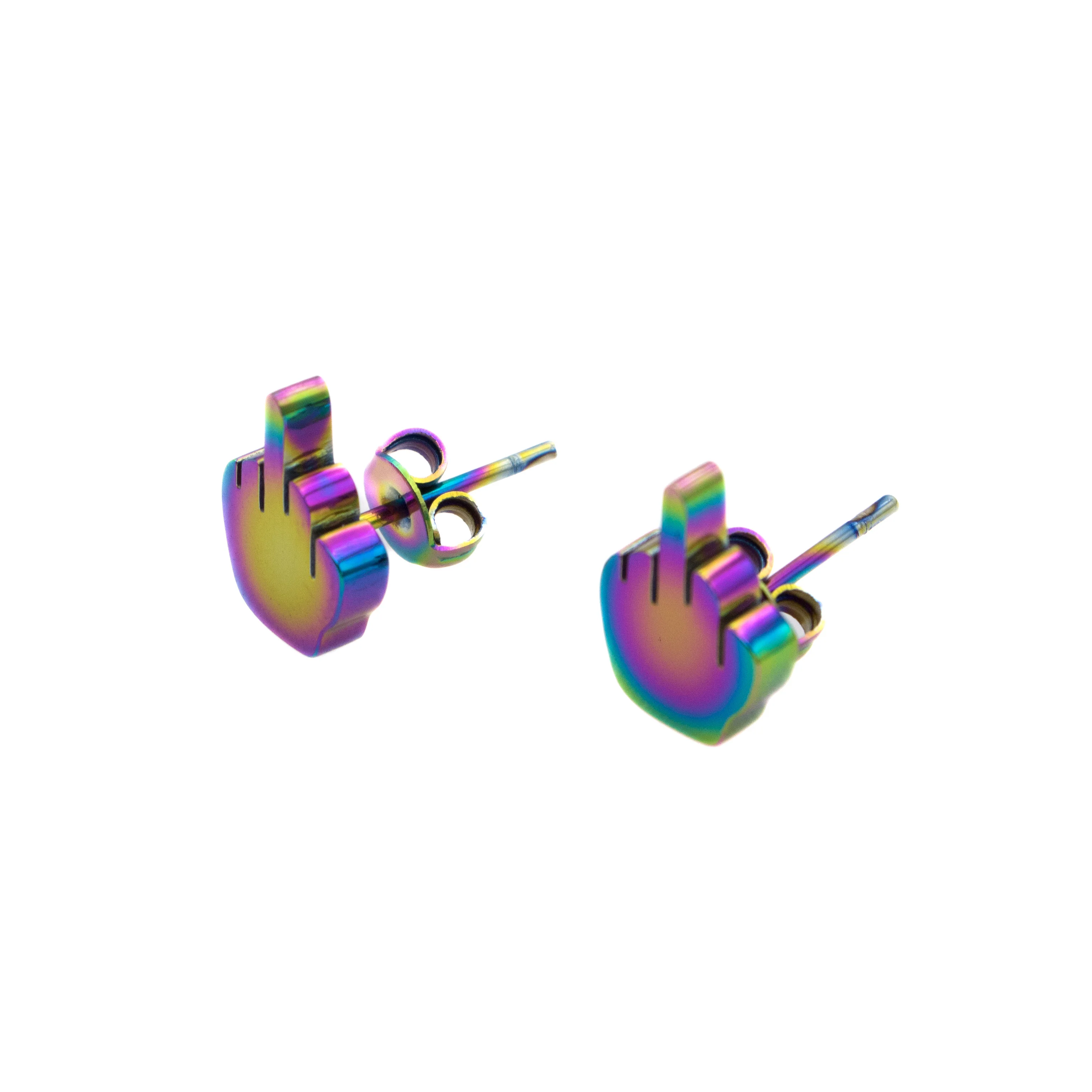 Middle Finger Earring Set - Image 4
