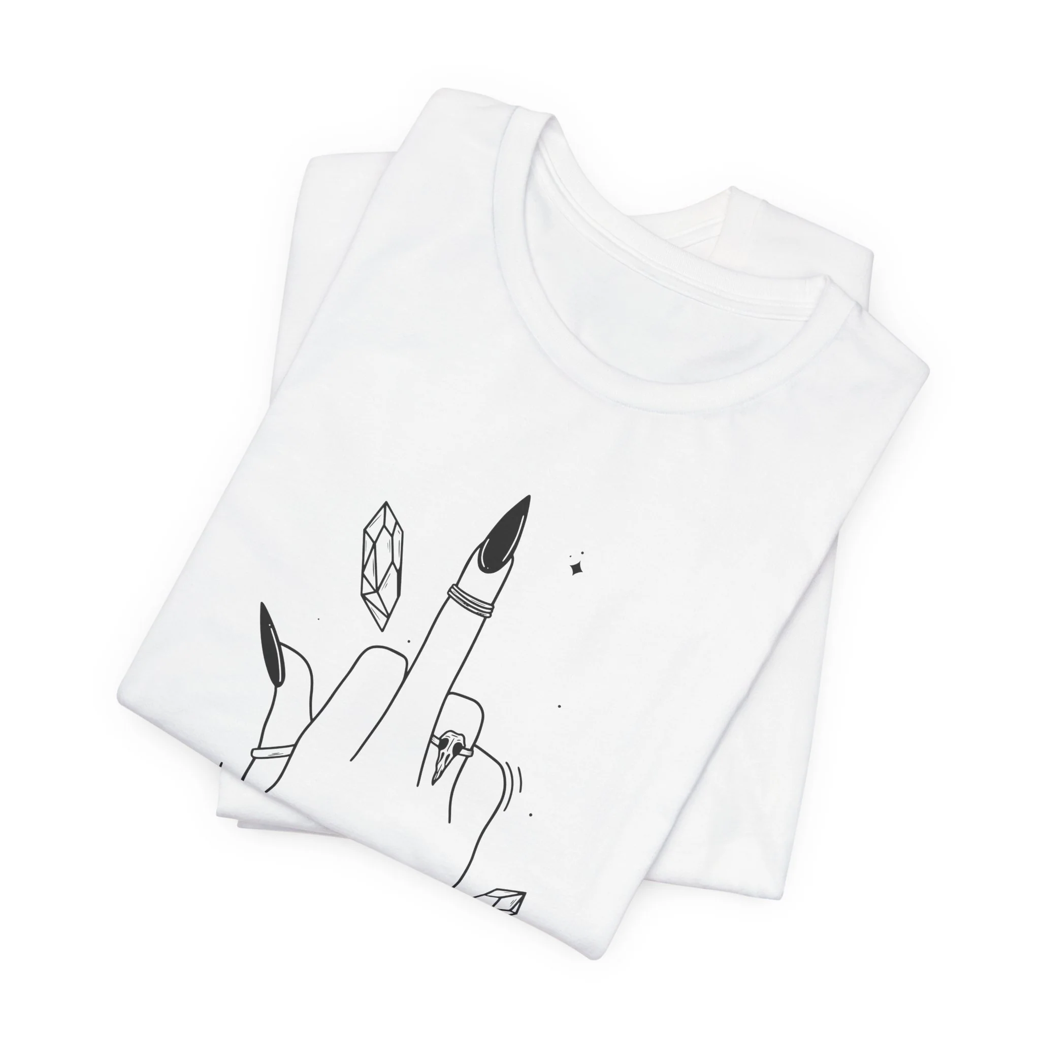 Middle Finger Witchy Vibes - Unisex Tee - Image 12