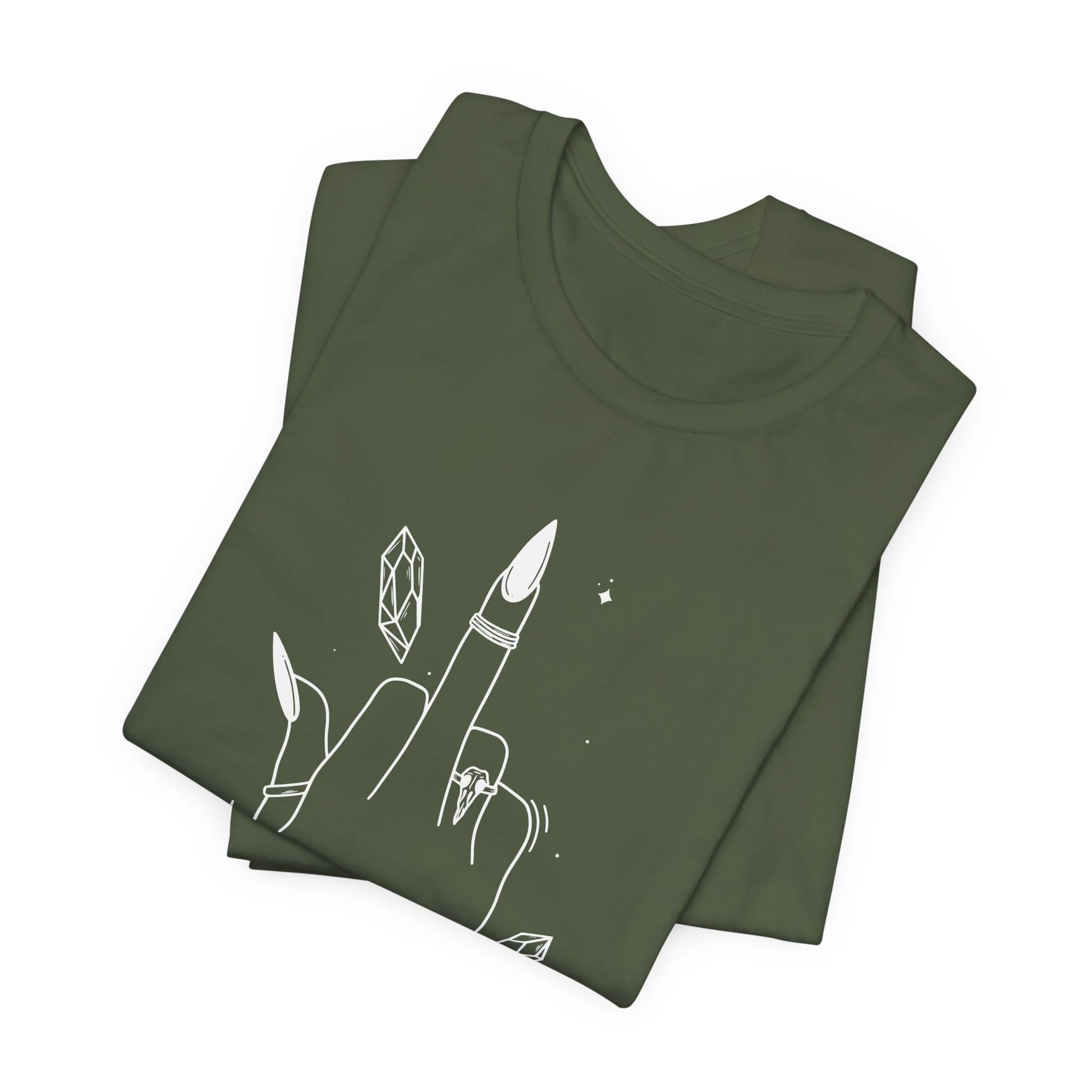 Middle Finger Witchy Vibes - Unisex Tee - Image 24