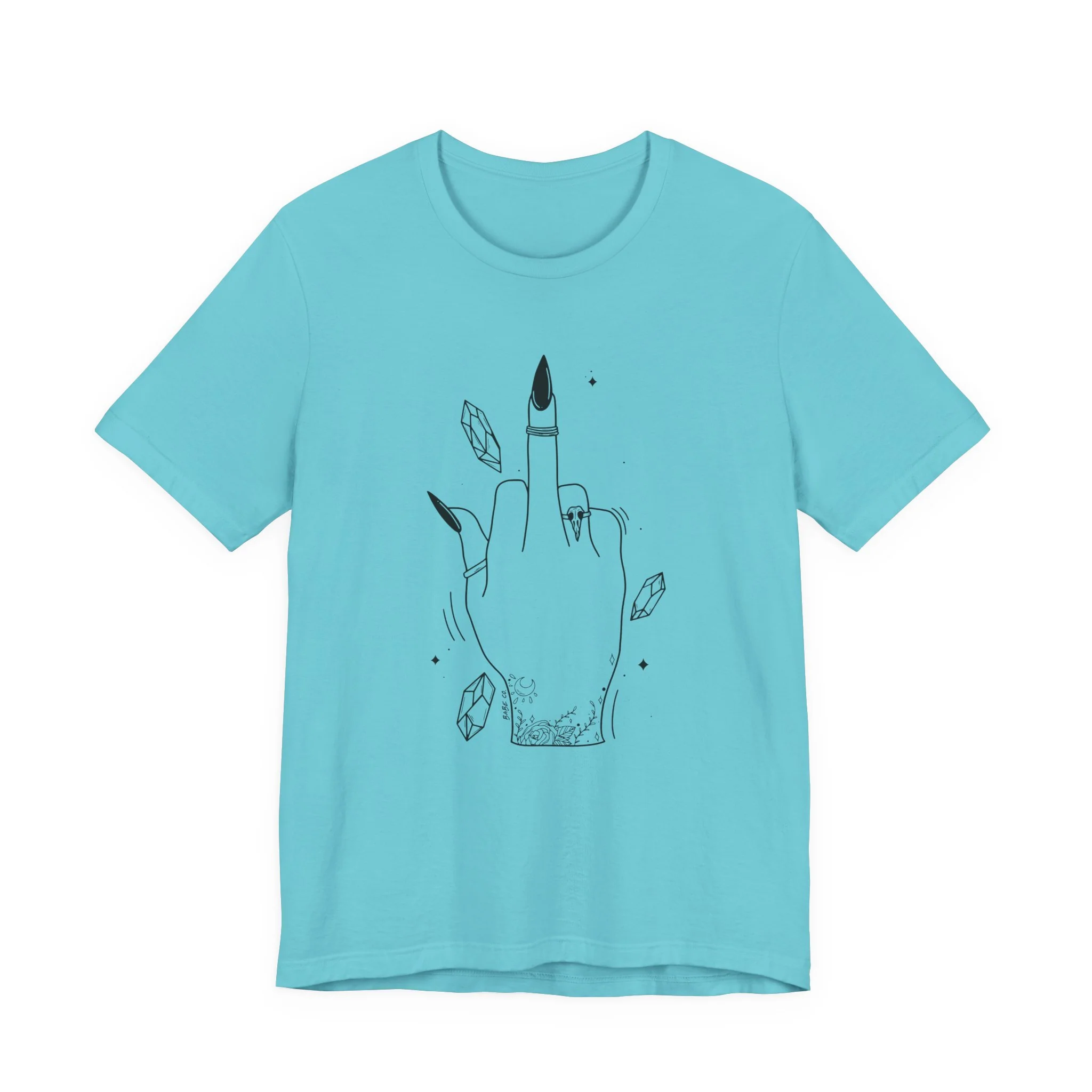 Middle Finger Witchy Vibes - Unisex Tee - Image 6