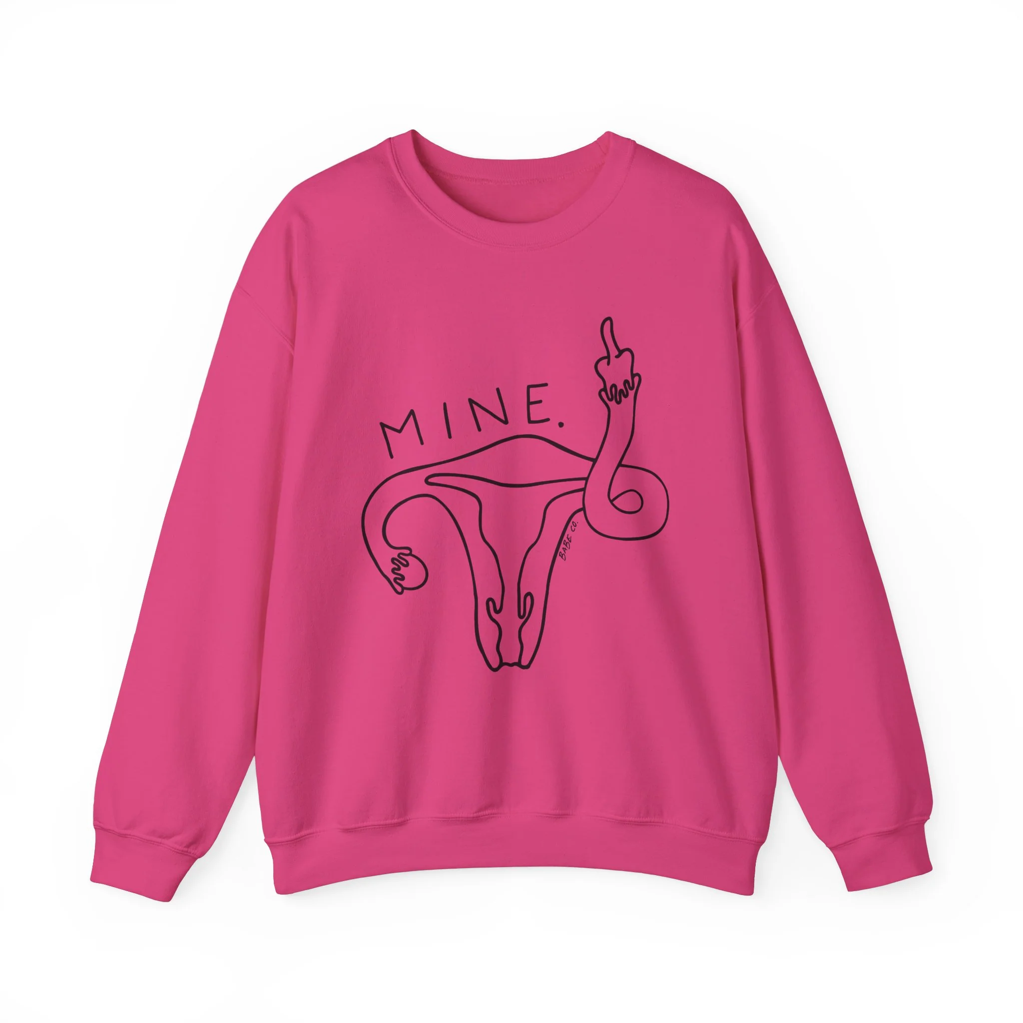 Mine (Uterus) - Unisex Crewneck Sweatshirt - Image 10