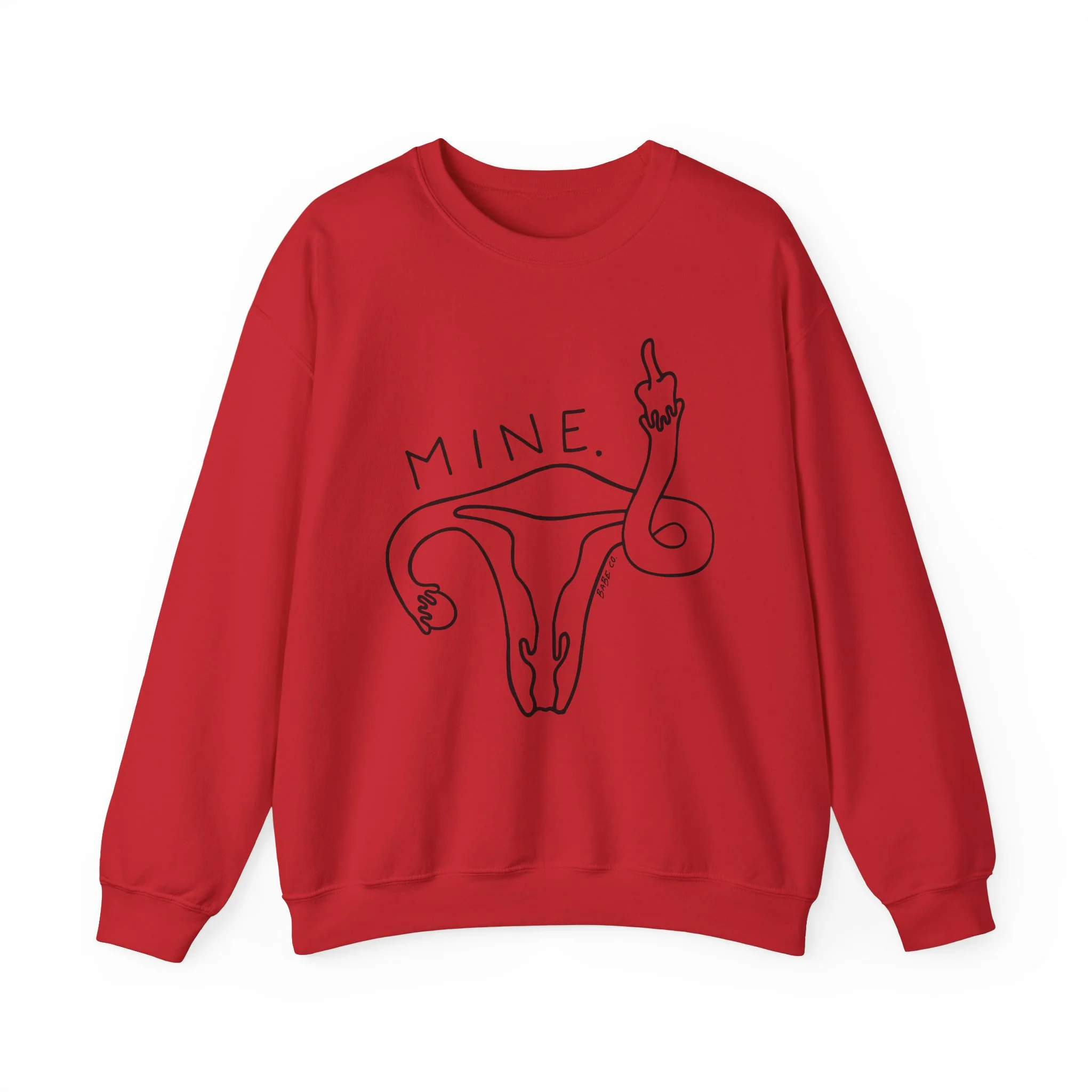 Mine (Uterus) - Unisex Crewneck Sweatshirt - Image 11