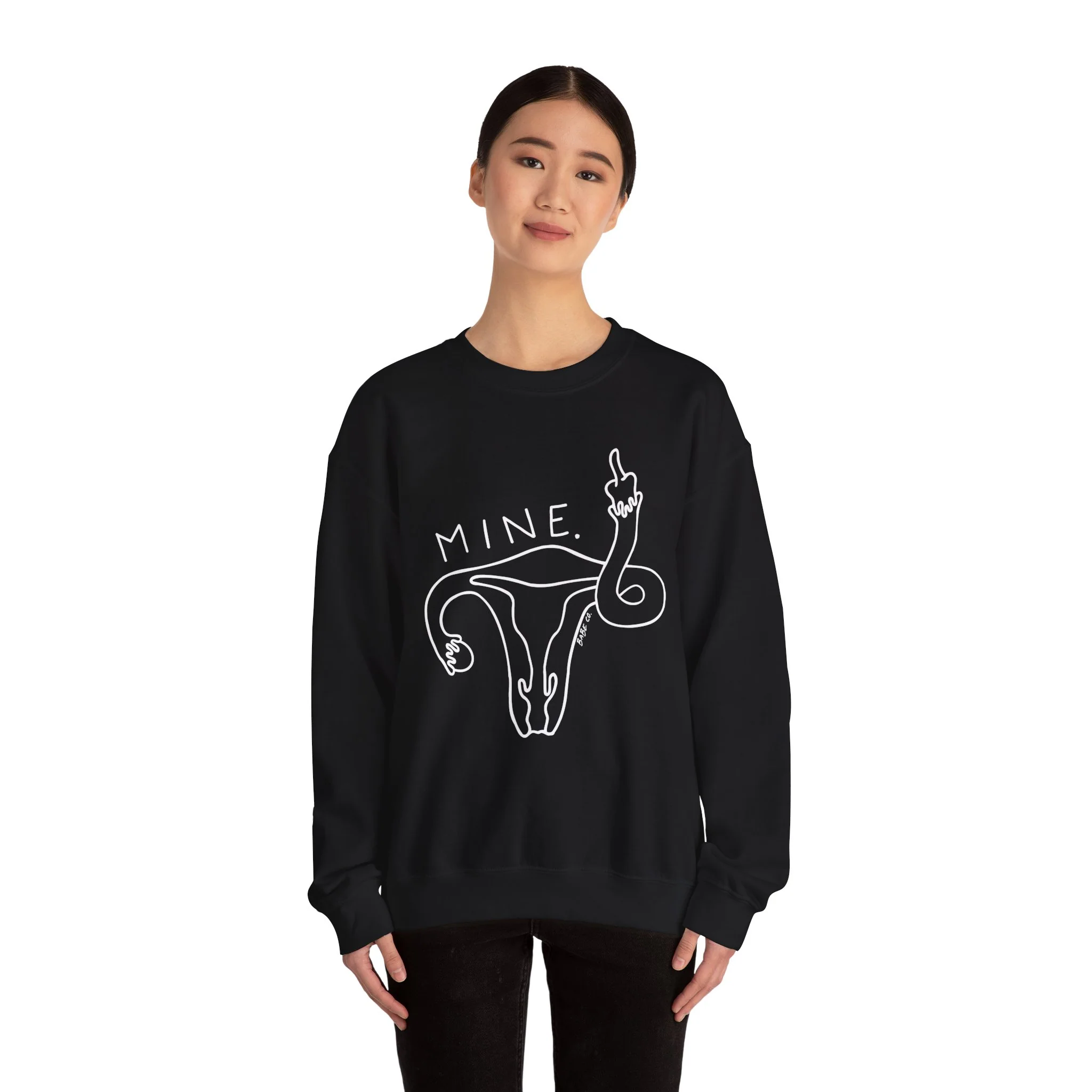 Mine (Uterus) - Unisex Crewneck Sweatshirt - Image 17