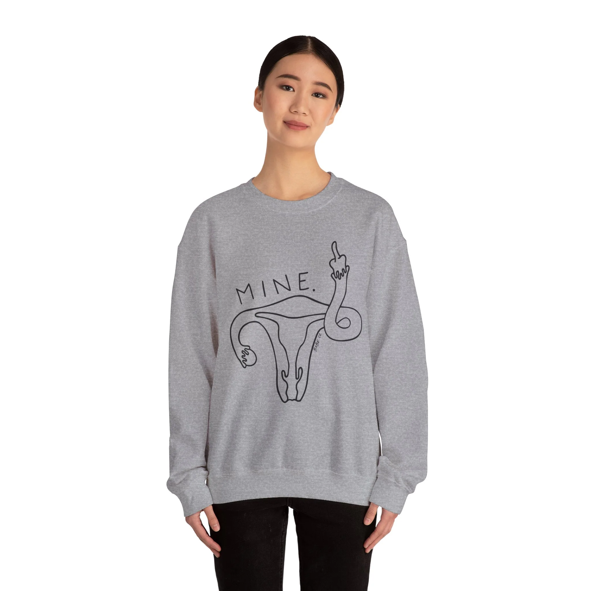 Mine (Uterus) - Unisex Crewneck Sweatshirt - Image 20