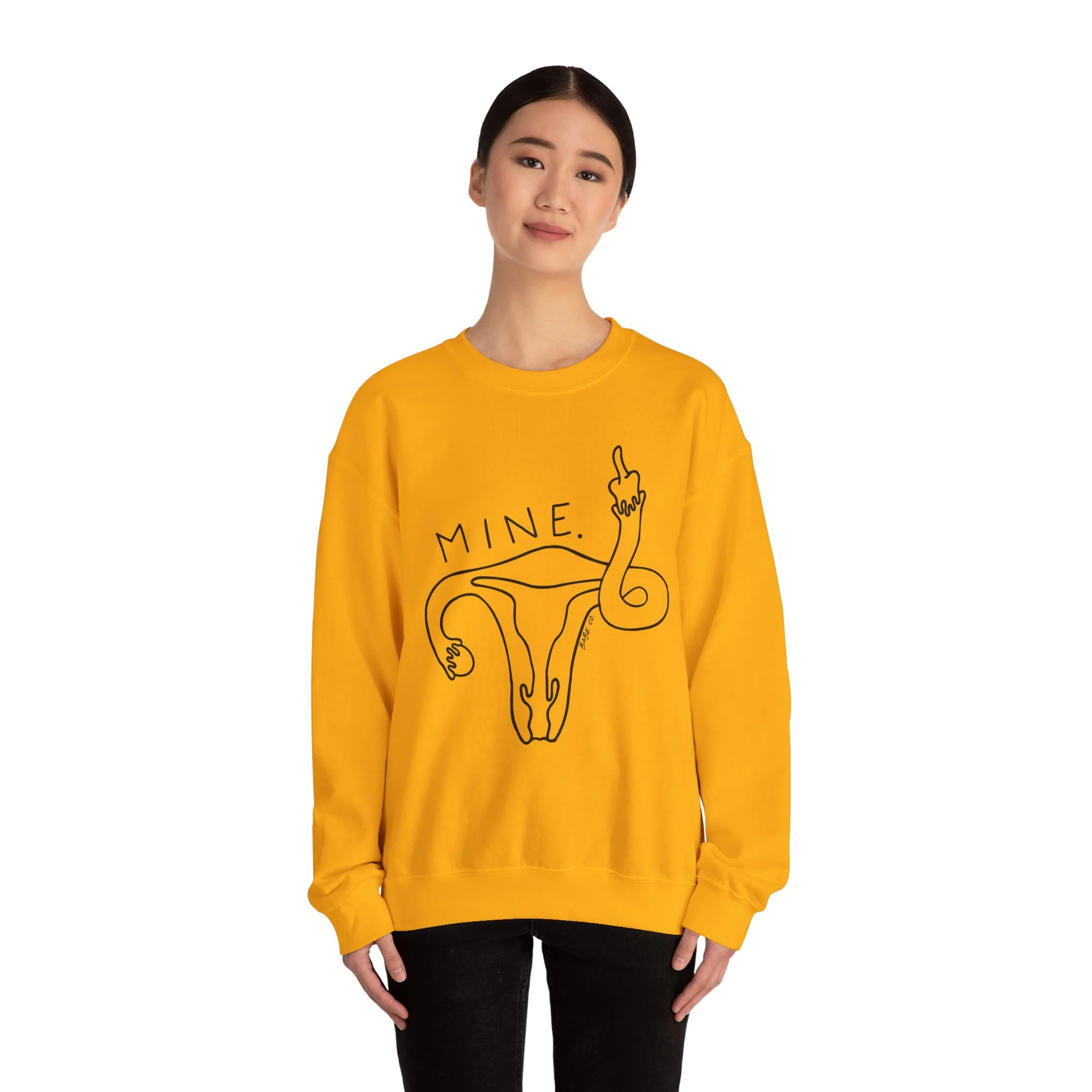 Mine (Uterus) - Unisex Crewneck Sweatshirt - Image 23