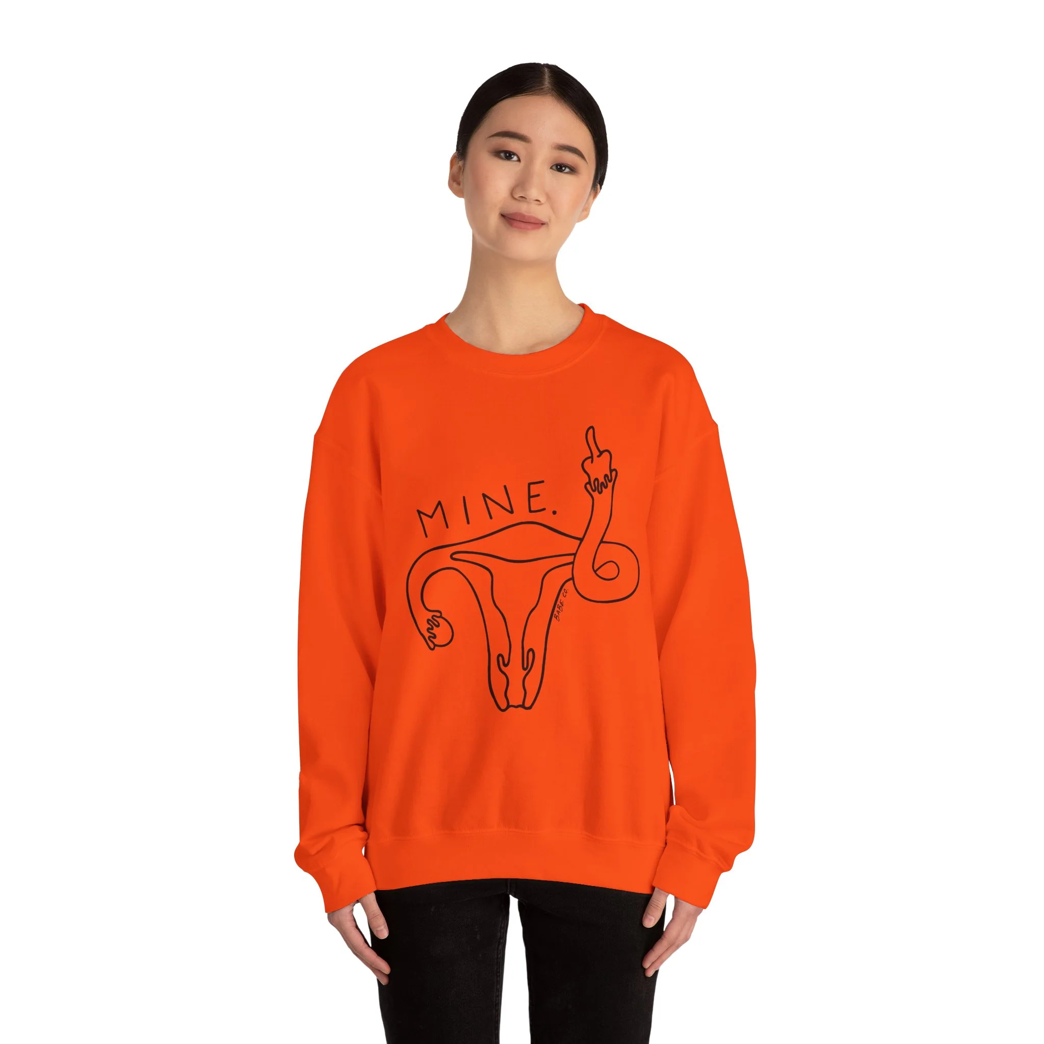 Mine (Uterus) - Unisex Crewneck Sweatshirt - Image 26