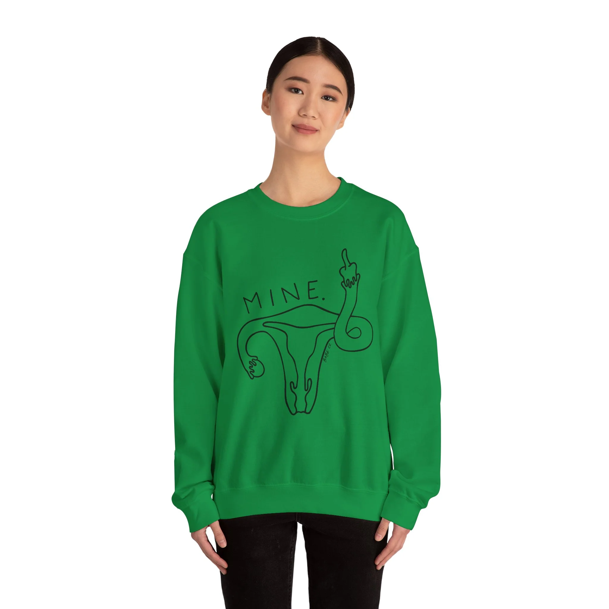Mine (Uterus) - Unisex Crewneck Sweatshirt - Image 29