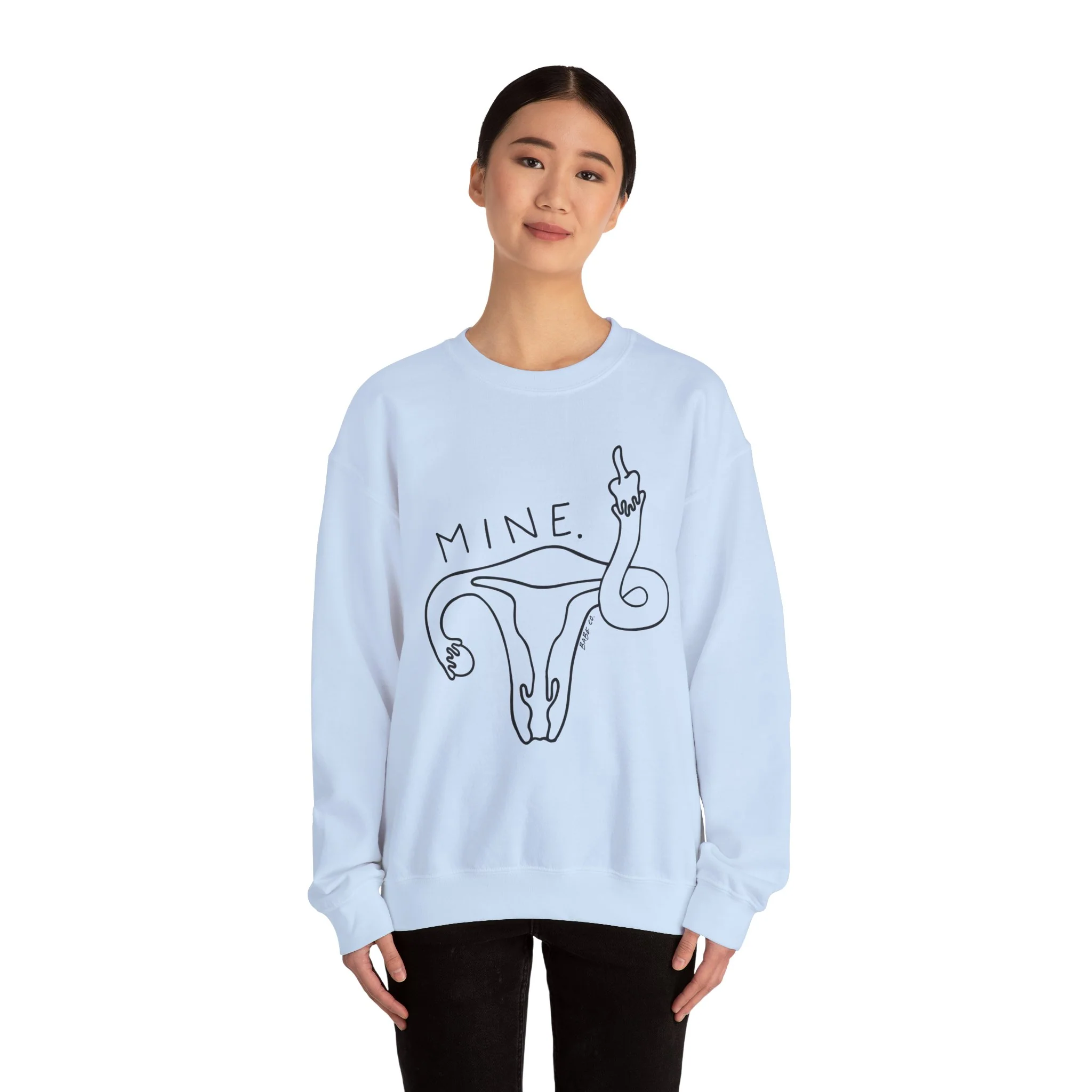 Mine (Uterus) - Unisex Crewneck Sweatshirt - Image 32
