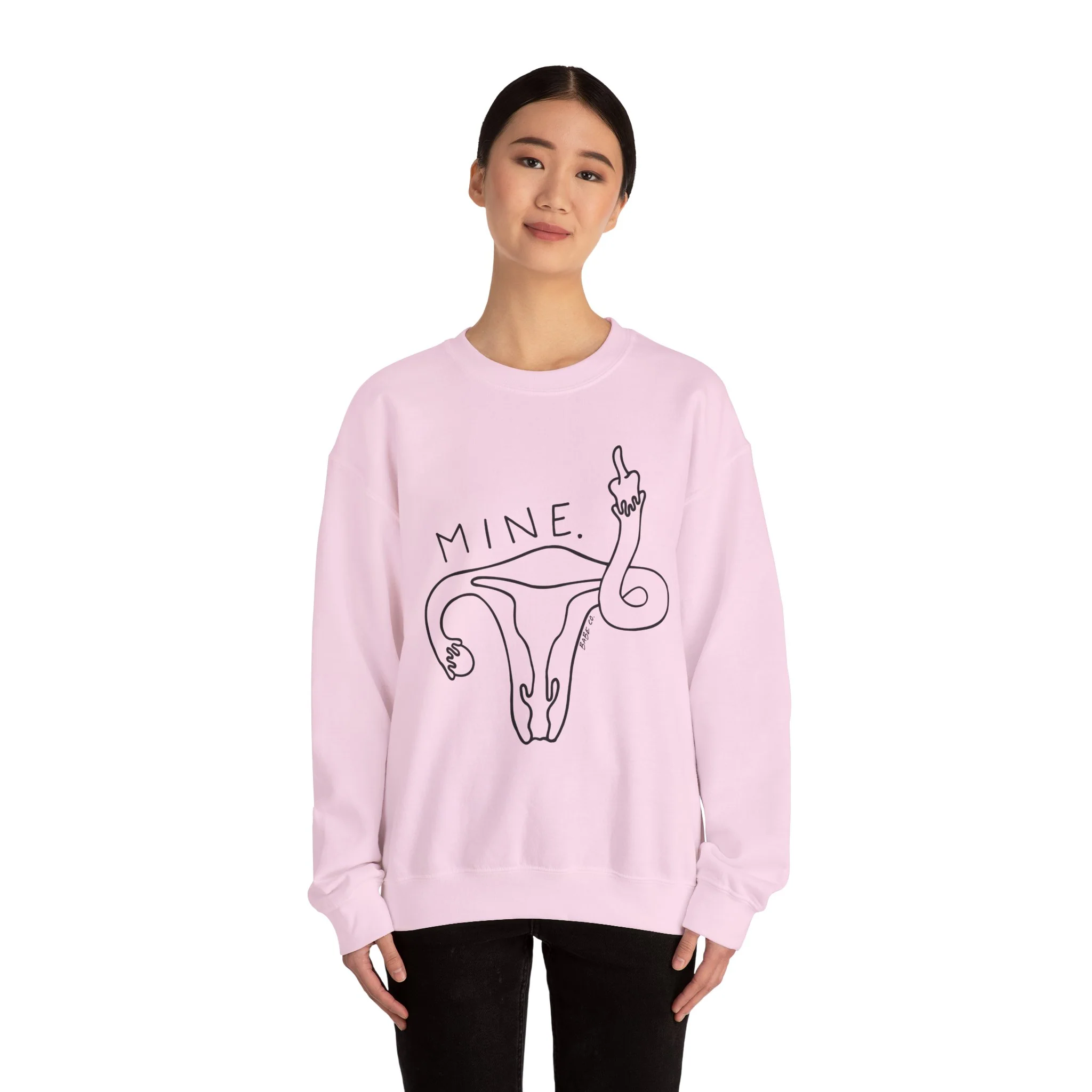 Mine (Uterus) - Unisex Crewneck Sweatshirt - Image 38