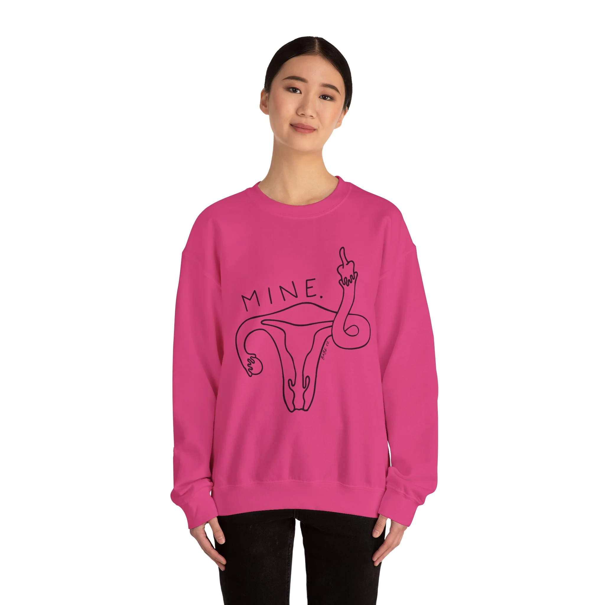 Mine (Uterus) - Unisex Crewneck Sweatshirt - Image 41
