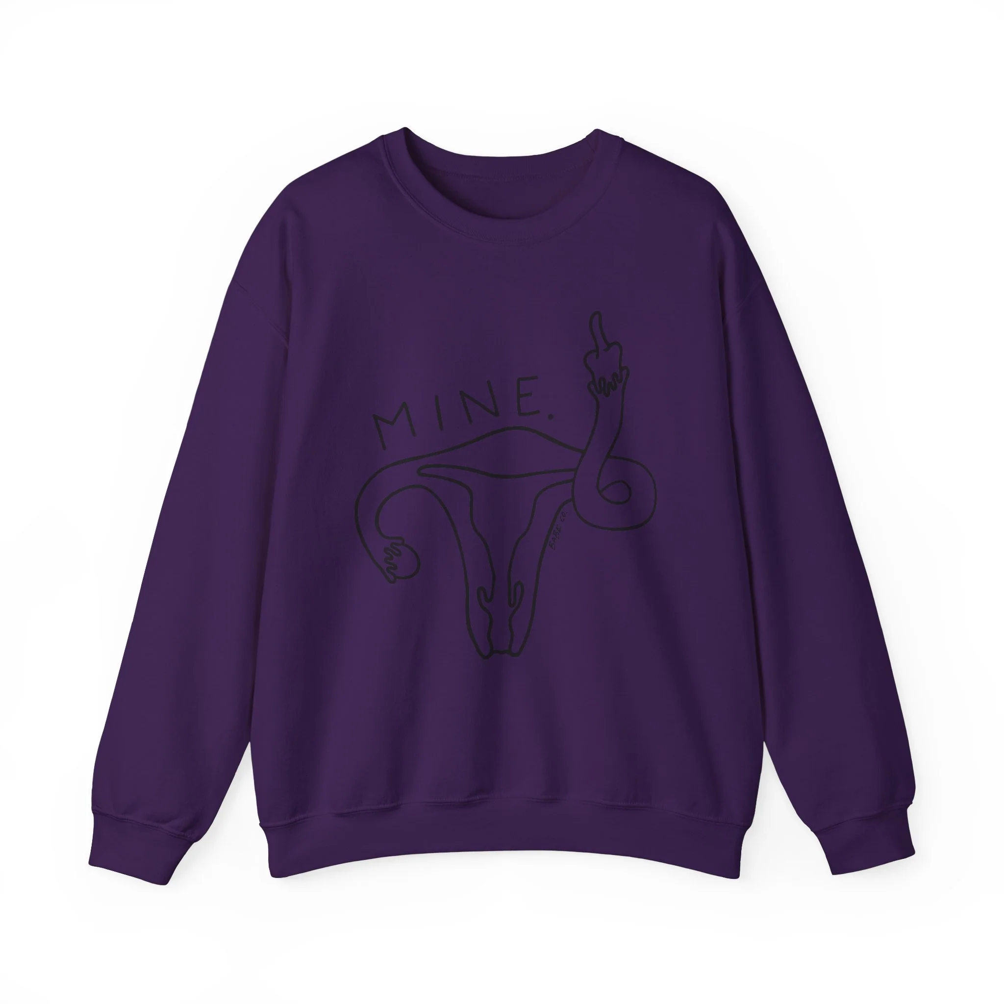 Mine (Uterus) - Unisex Crewneck Sweatshirt - Image 8