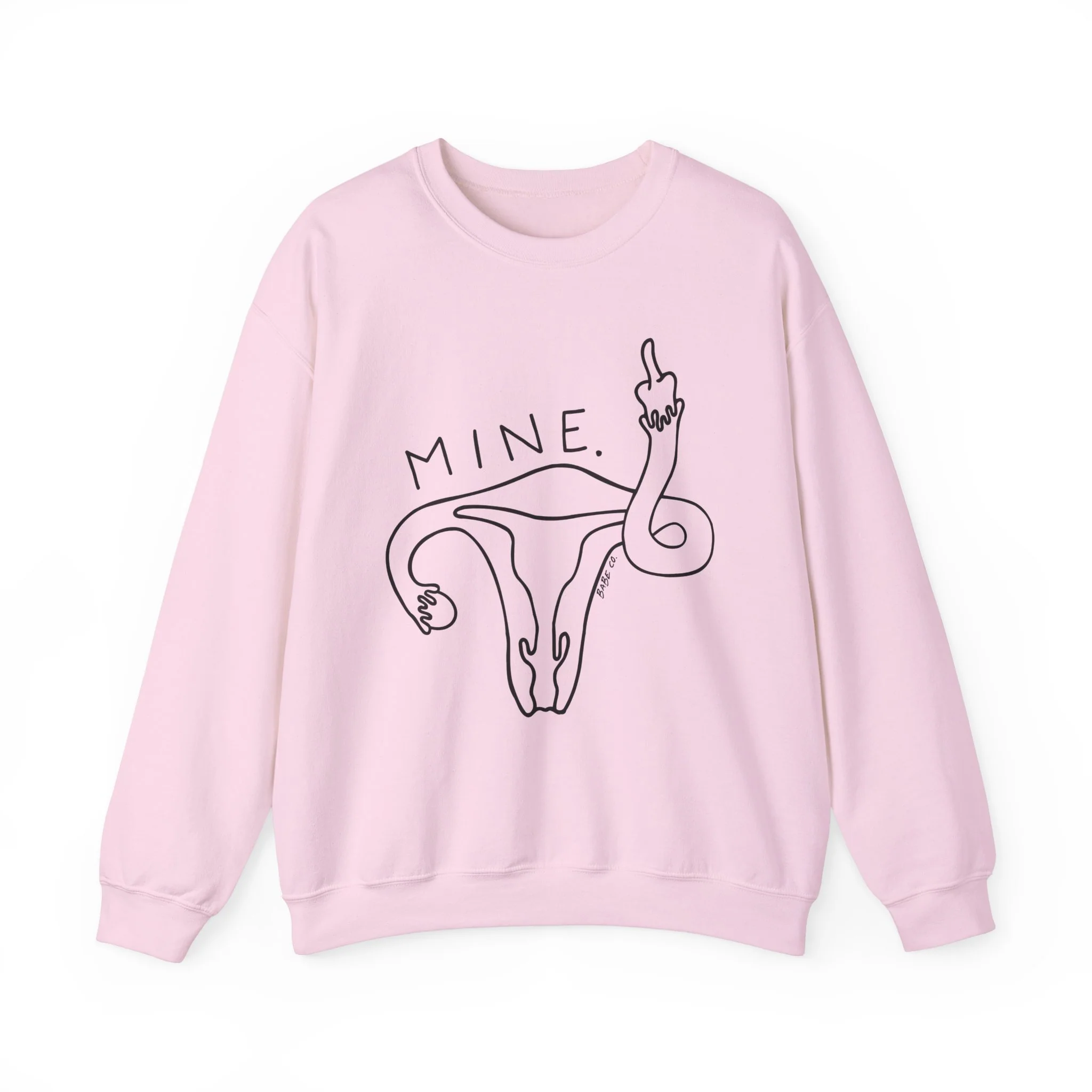 Mine (Uterus) - Unisex Crewneck Sweatshirt - Image 9