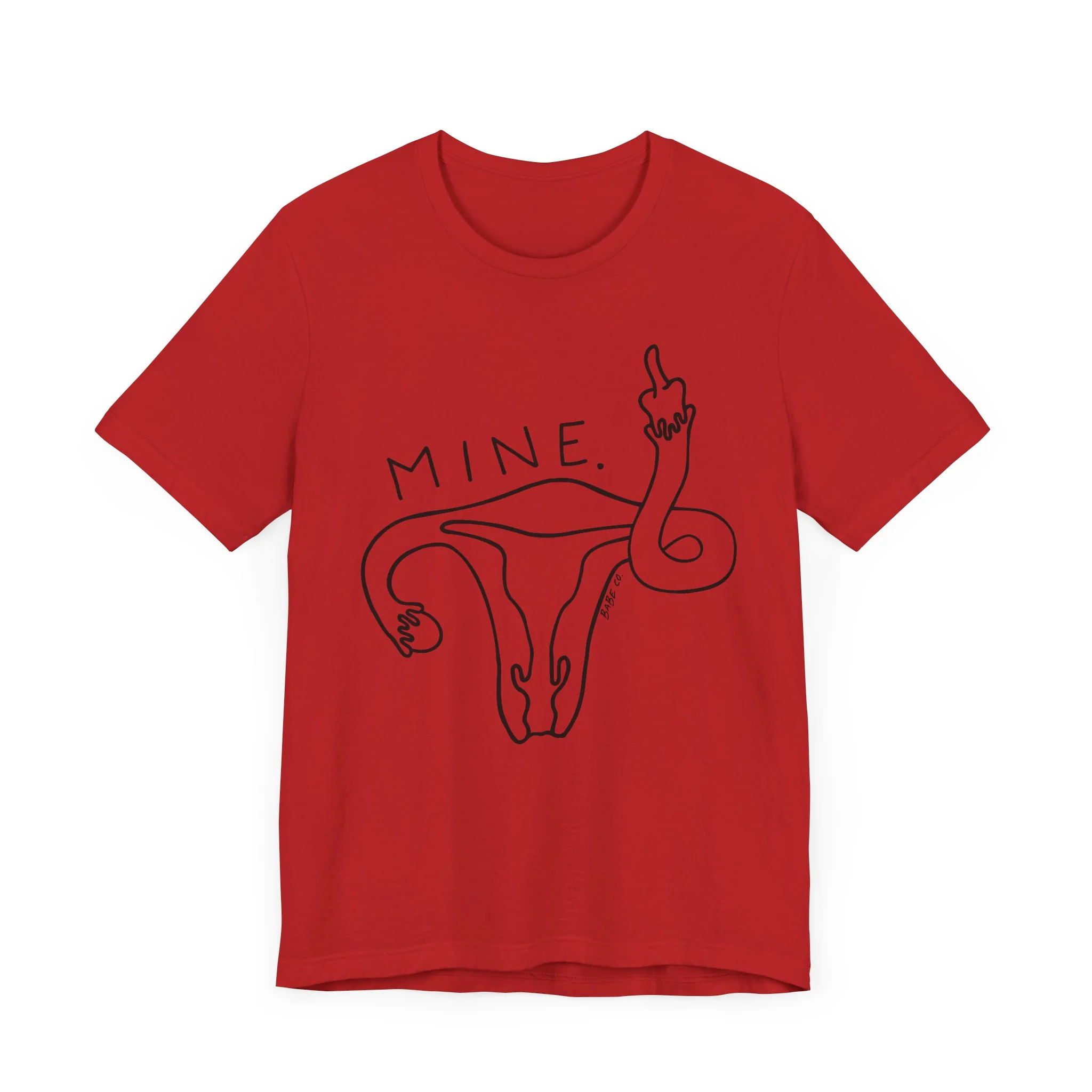 Mine (Uterus) - Unisex Tee - Image 35