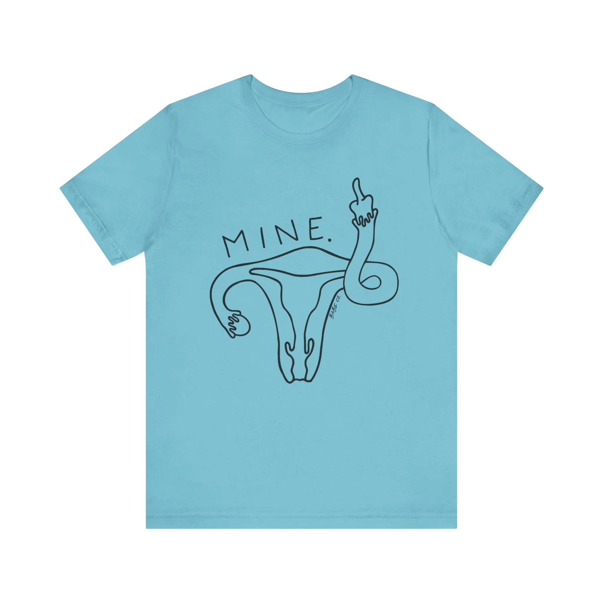 Mine (Uterus) - Unisex Tee - Image 5