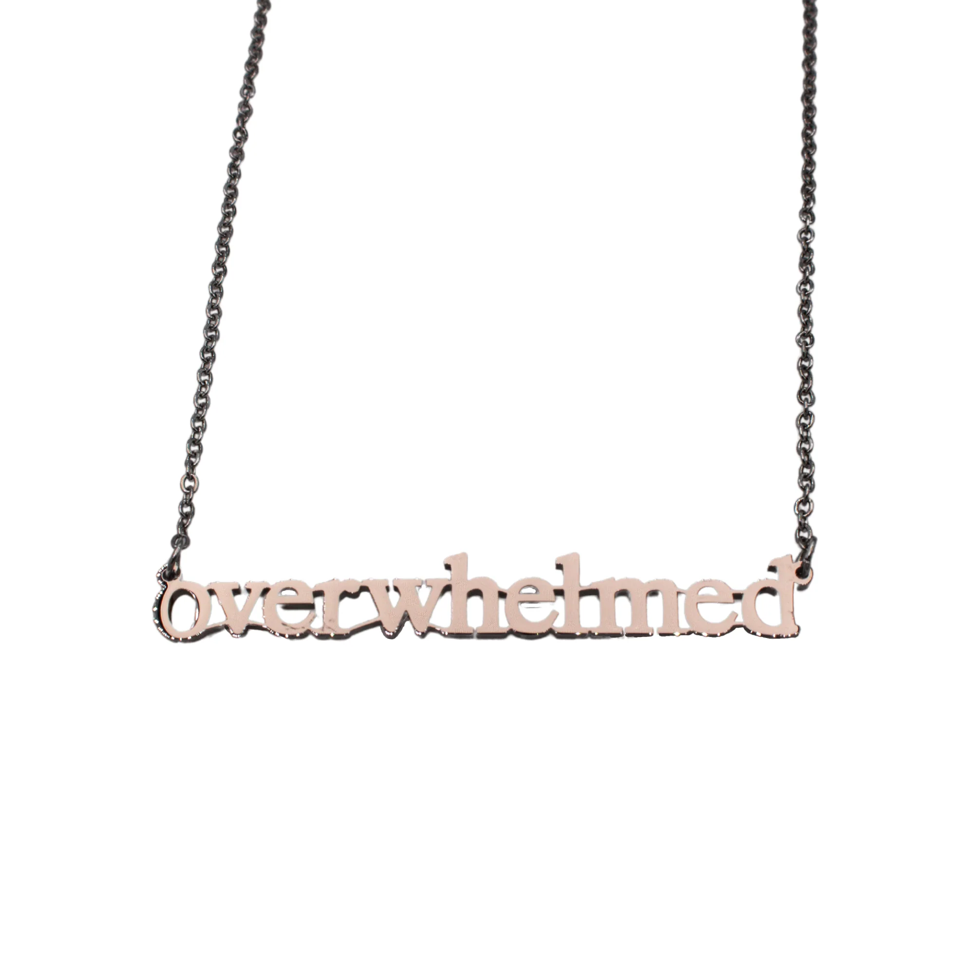 Overwhelmed Cutout Necklace - Image 3