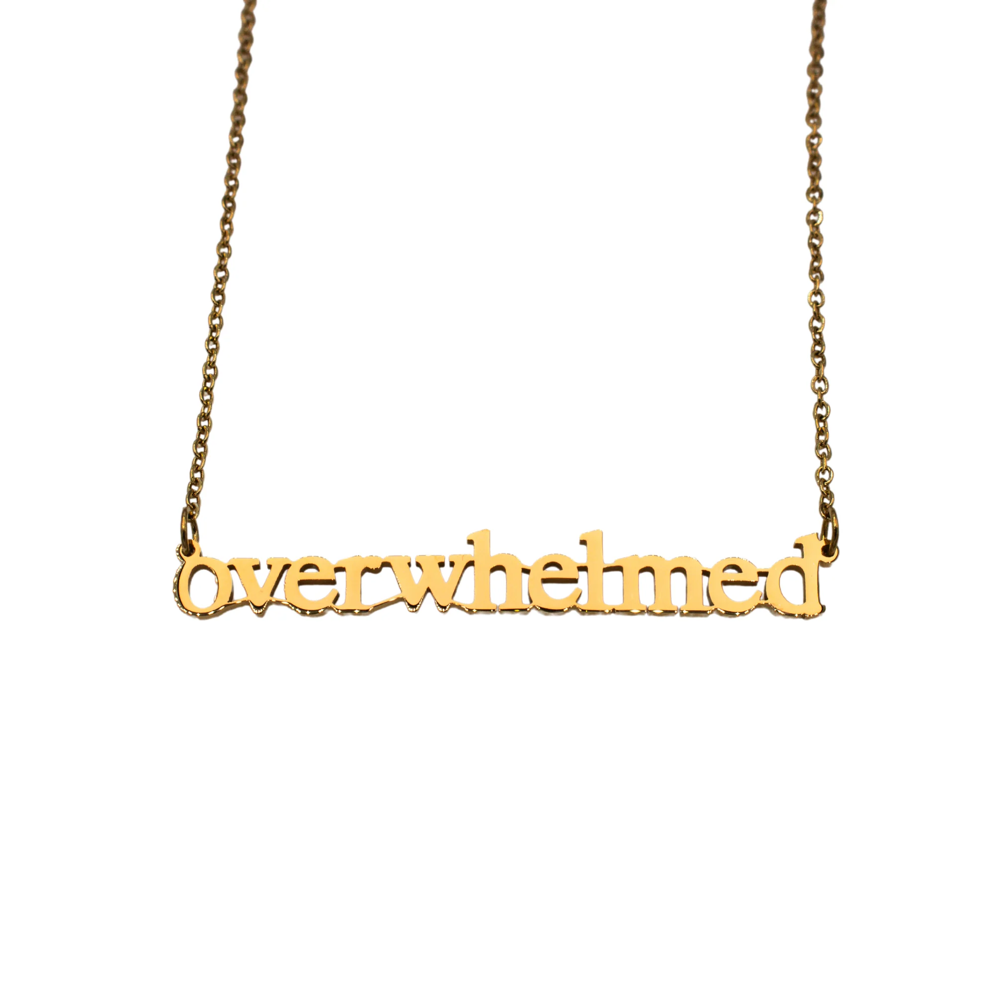 Overwhelmed Cutout Necklace - Image 4