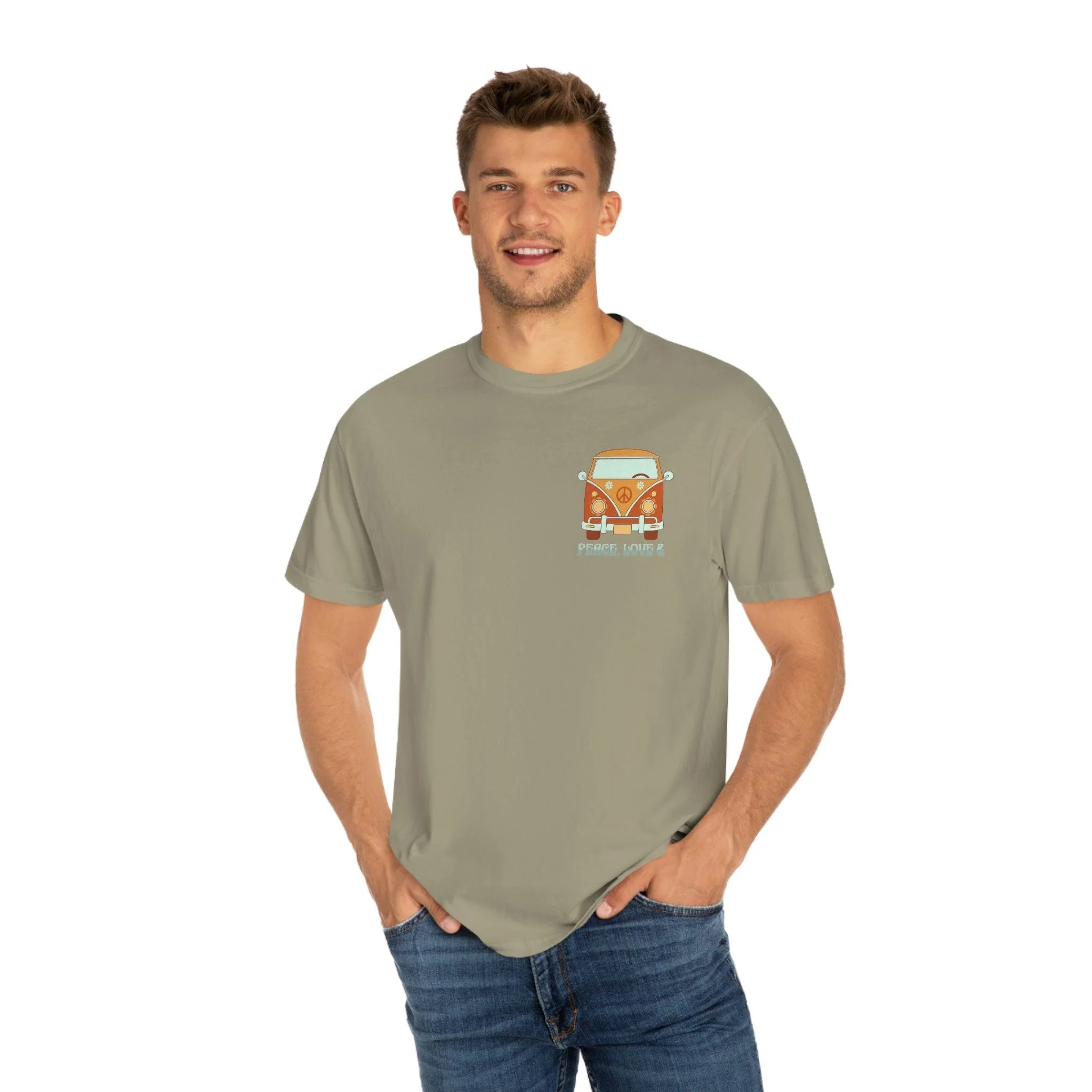 Peace, Love, & Fuck Around and Find Out Retro - Unisex Comfort Colors® Tee - Image 15